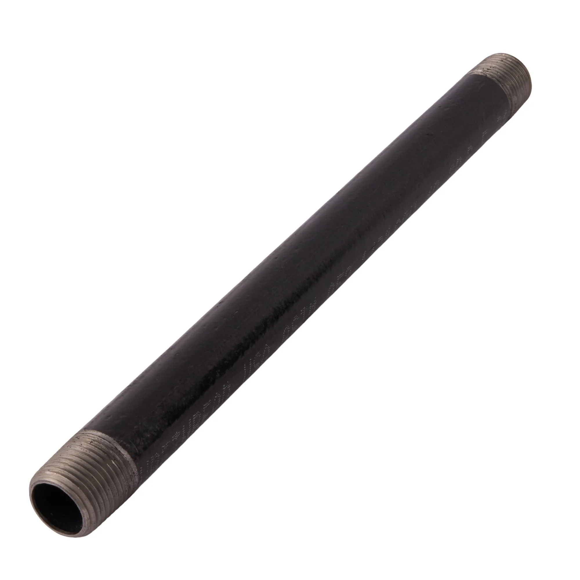 1/2" x 10" Black Nipple