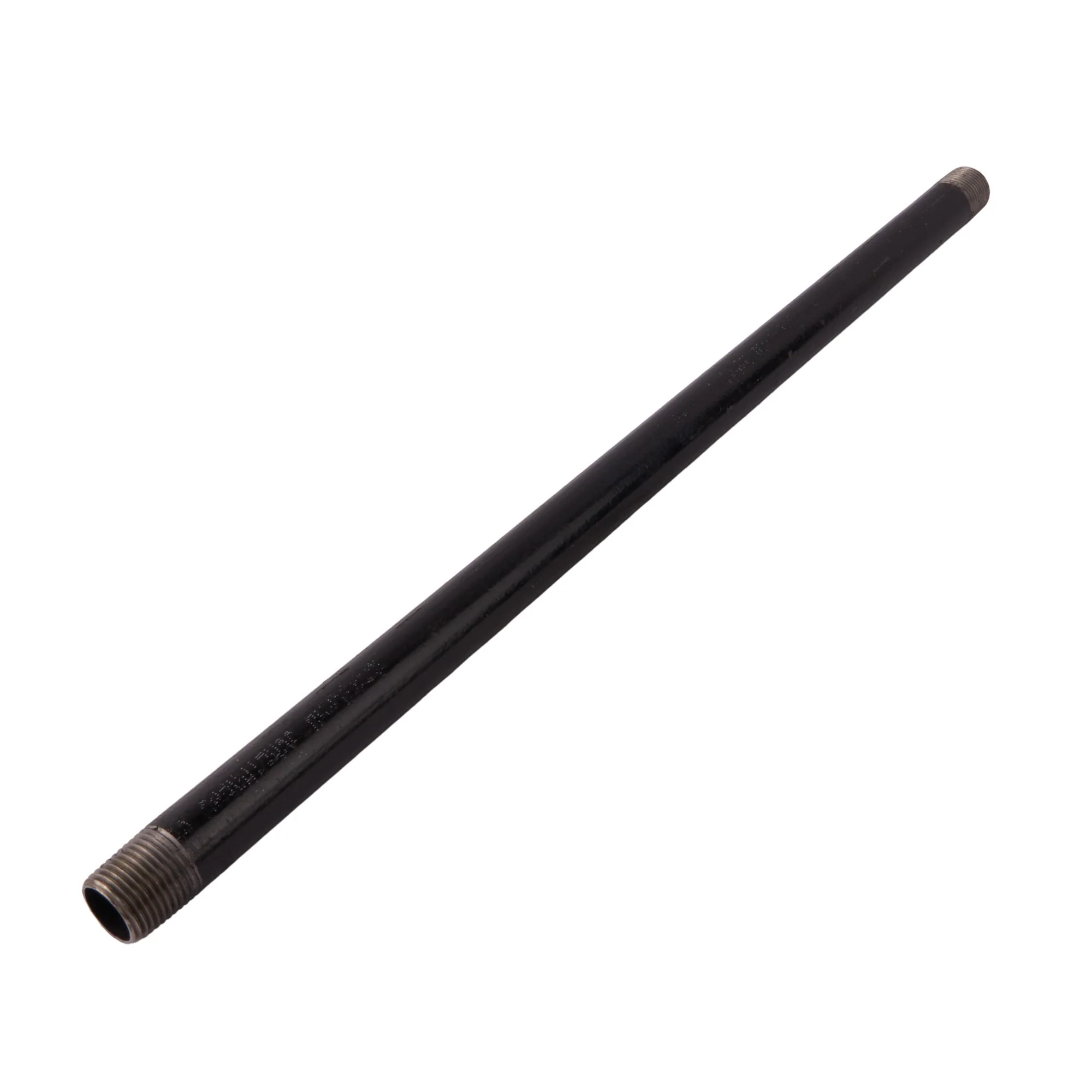 1/2" x 24" Black Nipple