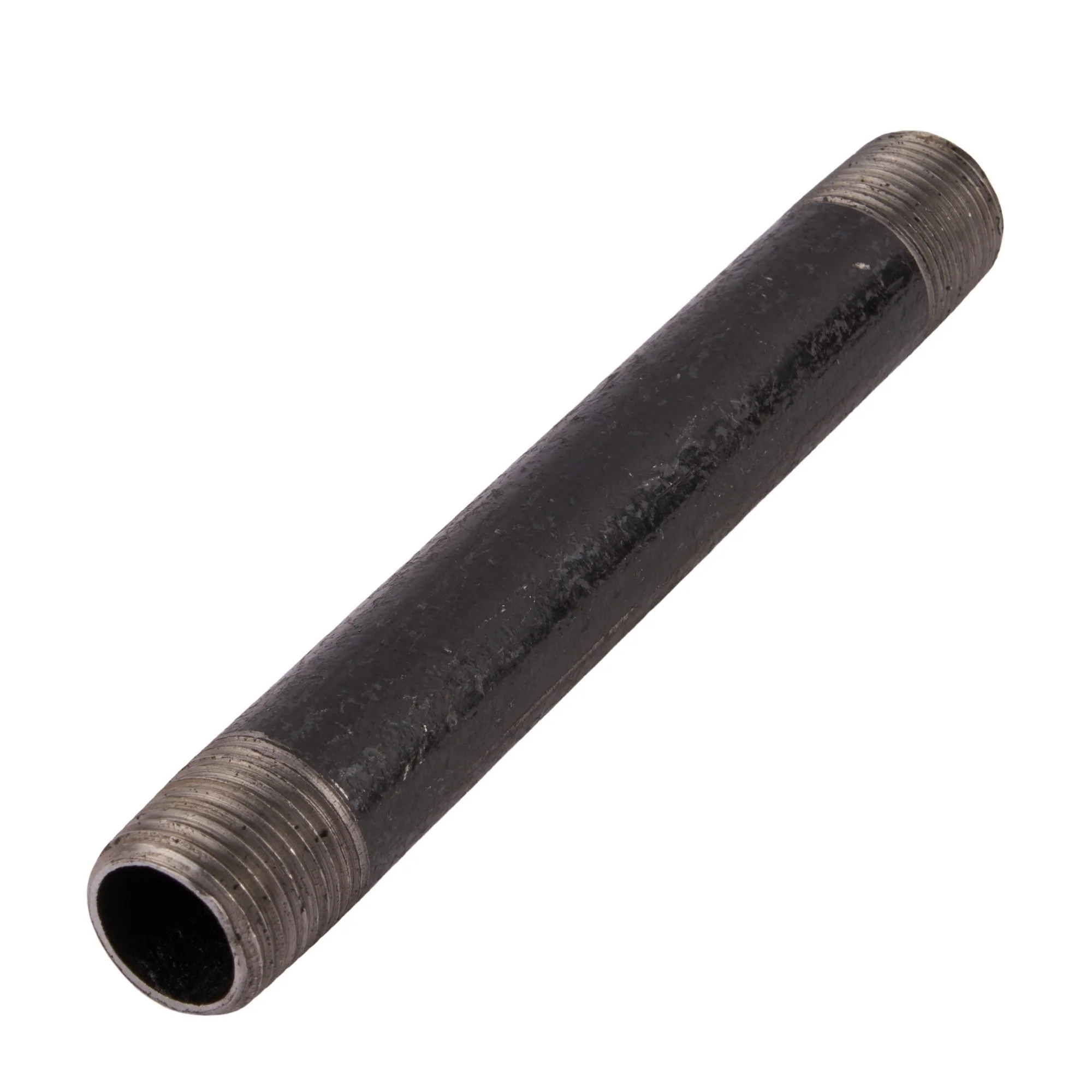 1/2" x 6" Black Nipple
