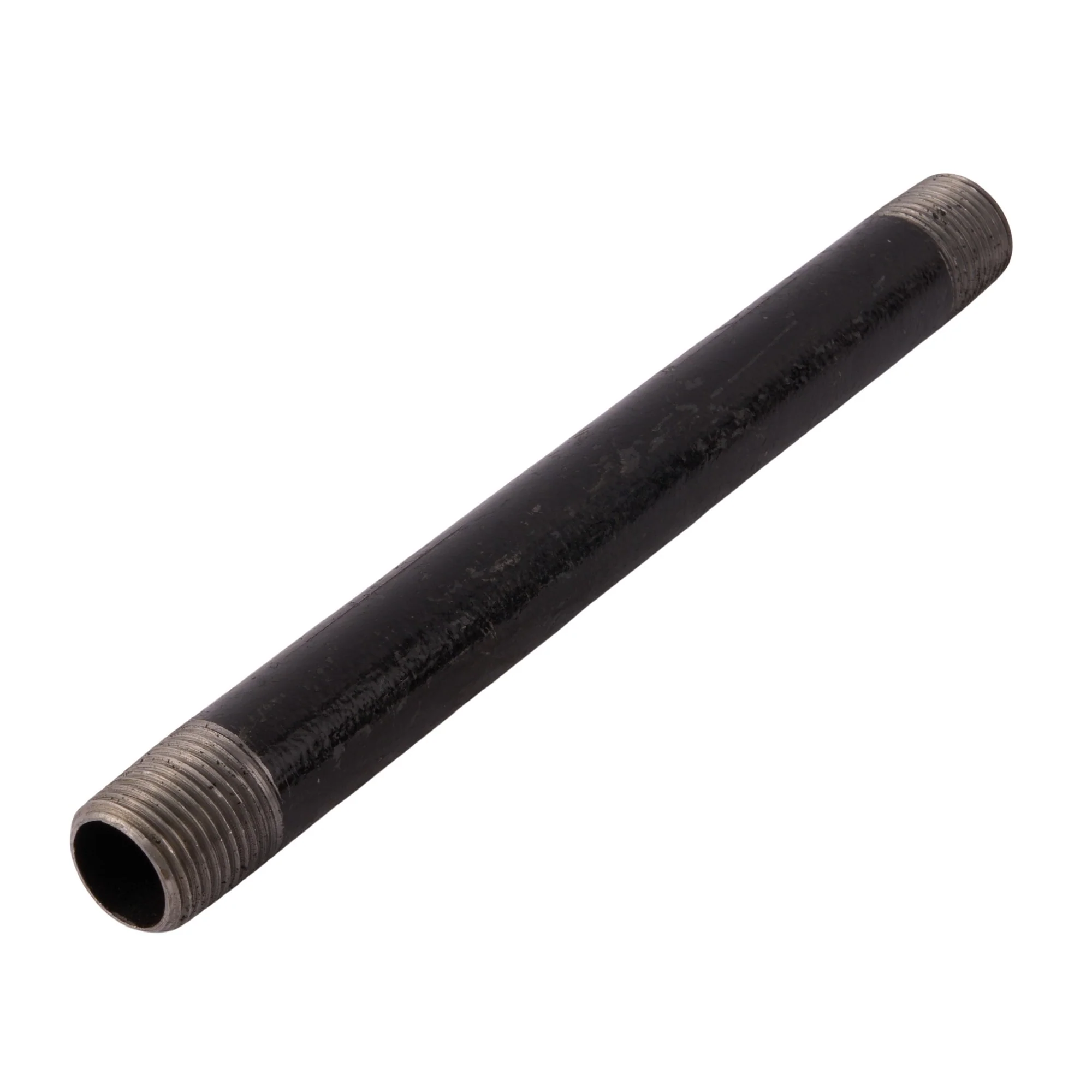 1/2" x 8" Black Nipple