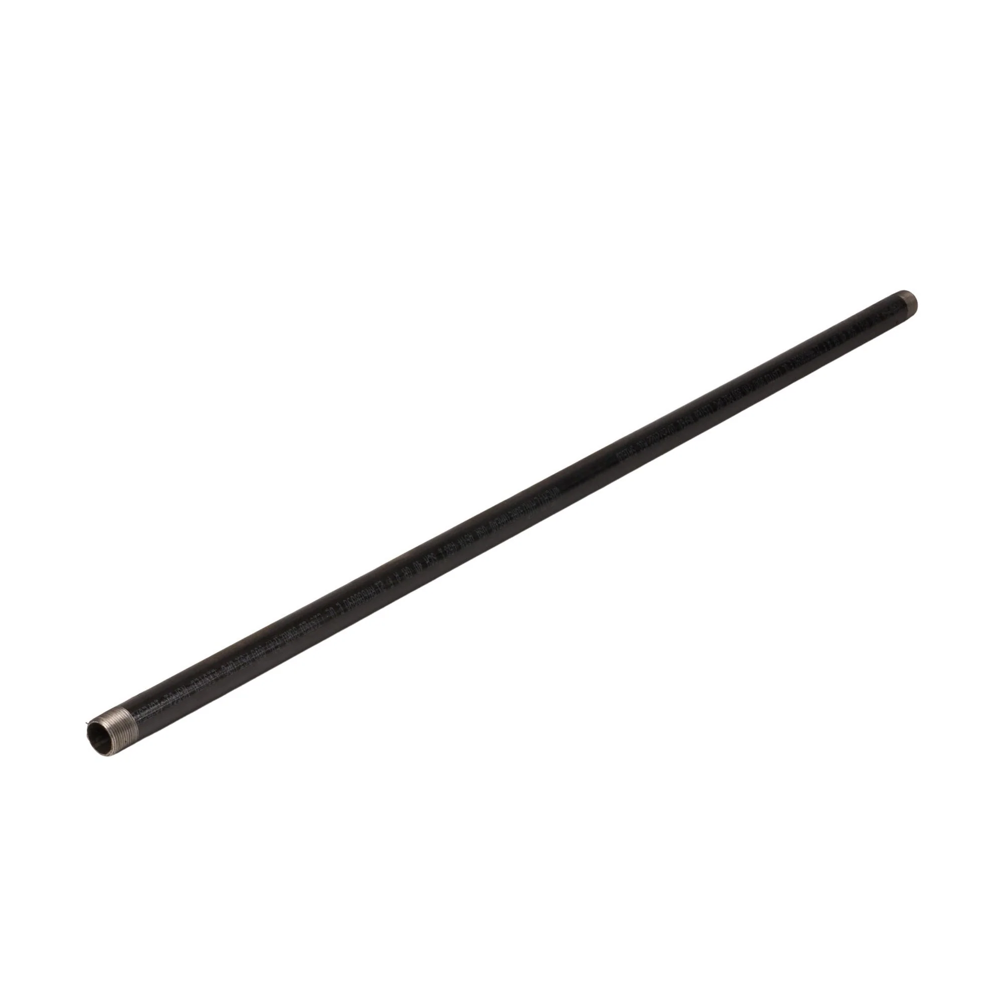 1" x 36" Black Nipple - Image 2