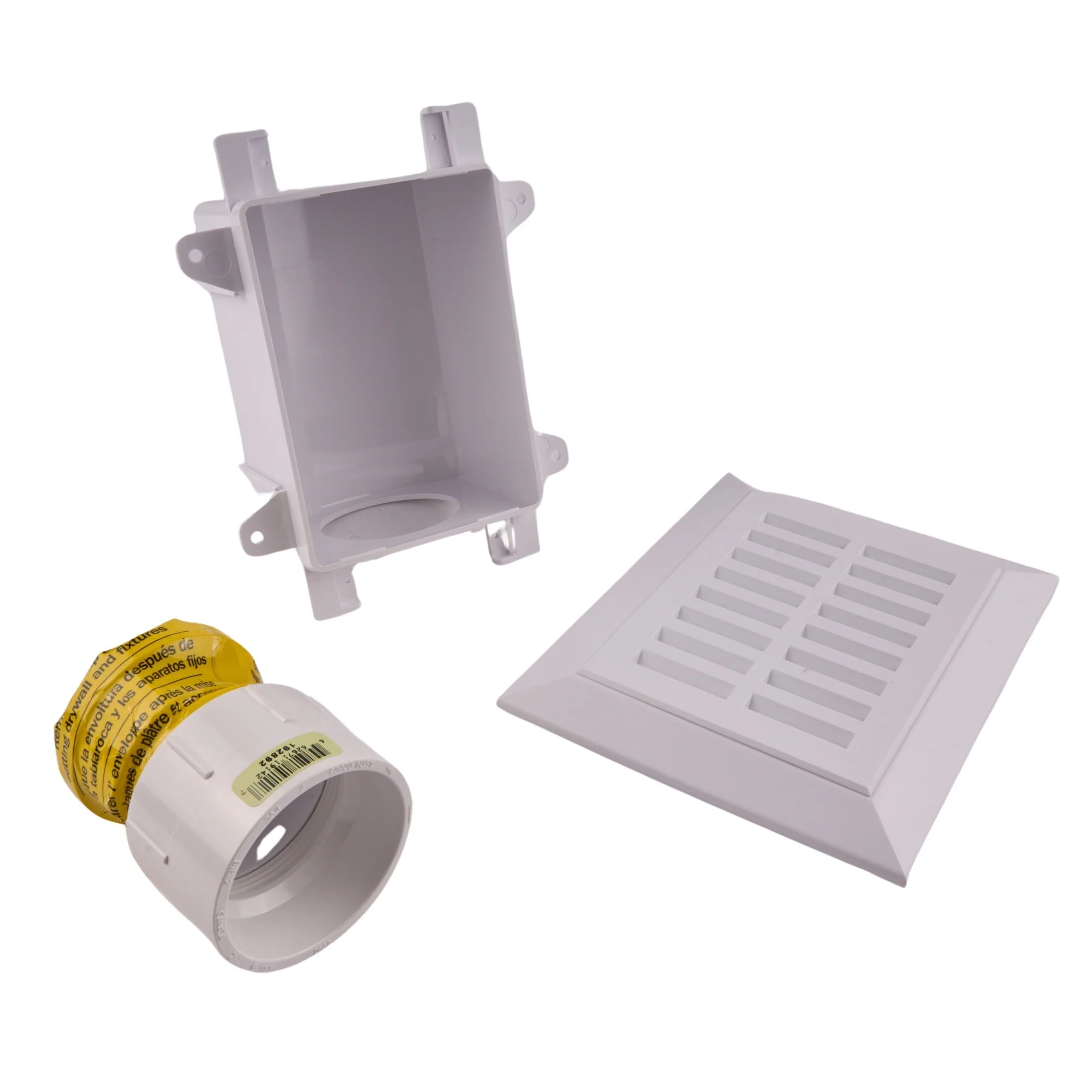 160 DFU Turbo Vent Air Admittance Valve w/ Access Box - 2" PVC Thread x Hub Adapter - Image 2