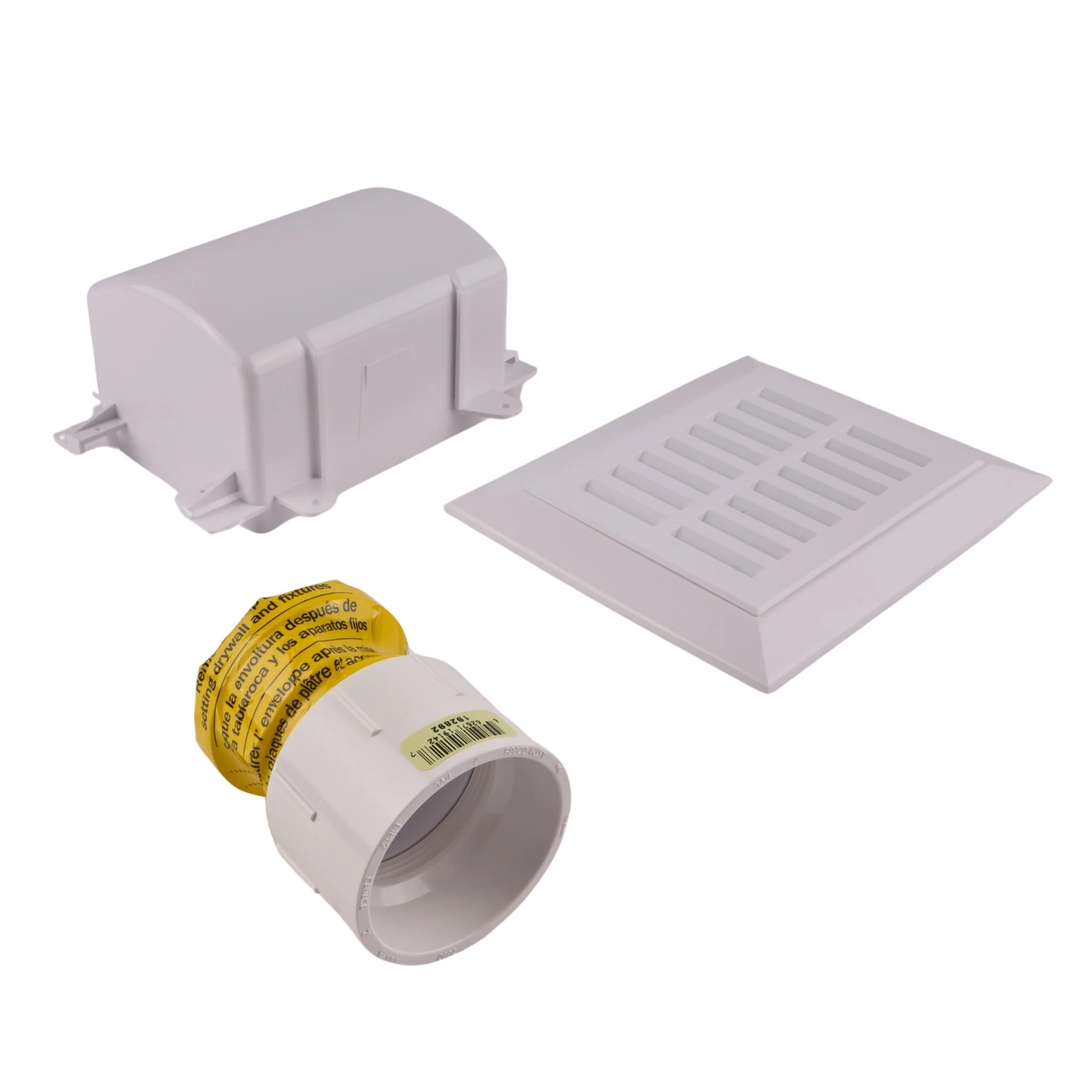 160 DFU Turbo Vent Air Admittance Valve w/ Access Box - 2" PVC Thread x Hub Adapter - Image 3