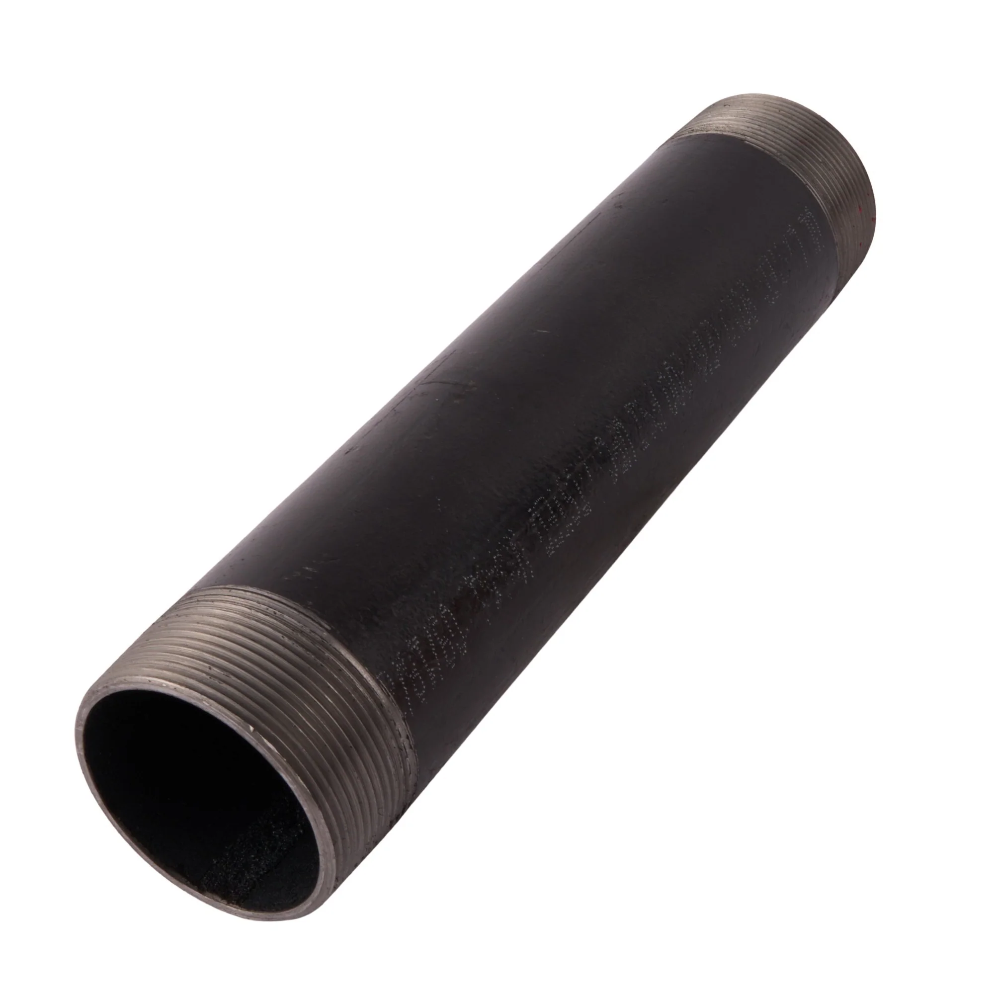 2" x 10" Black Nipple