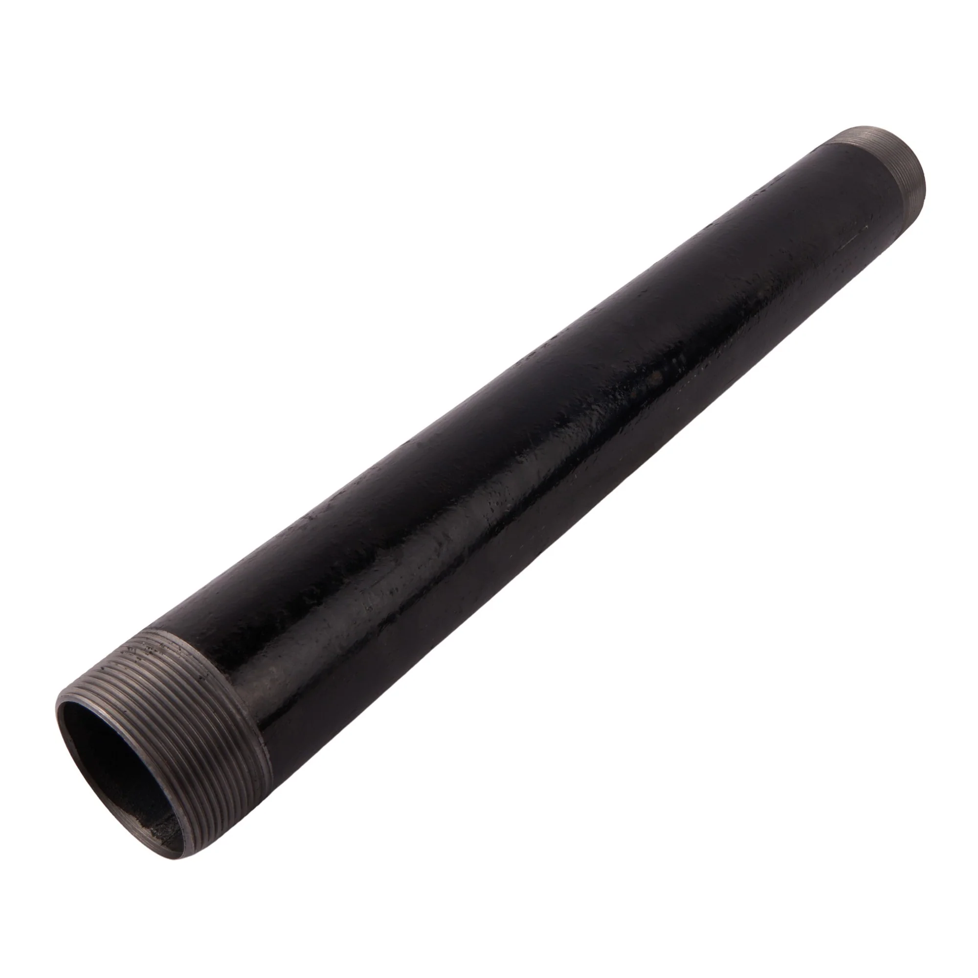 2" x 18" Black Nipple