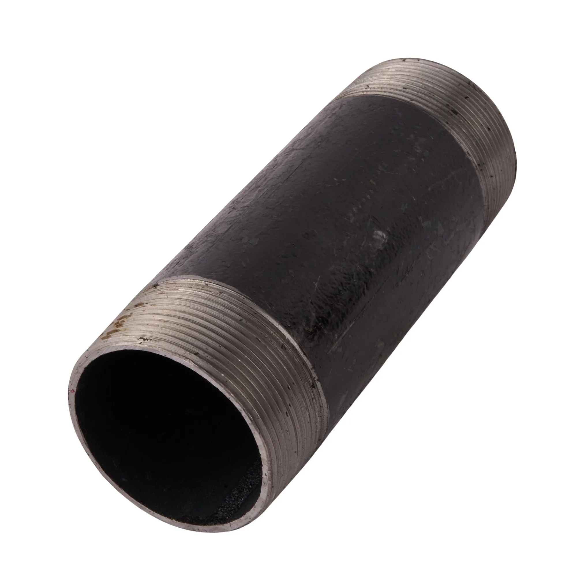 2" x 6" Black Nipple