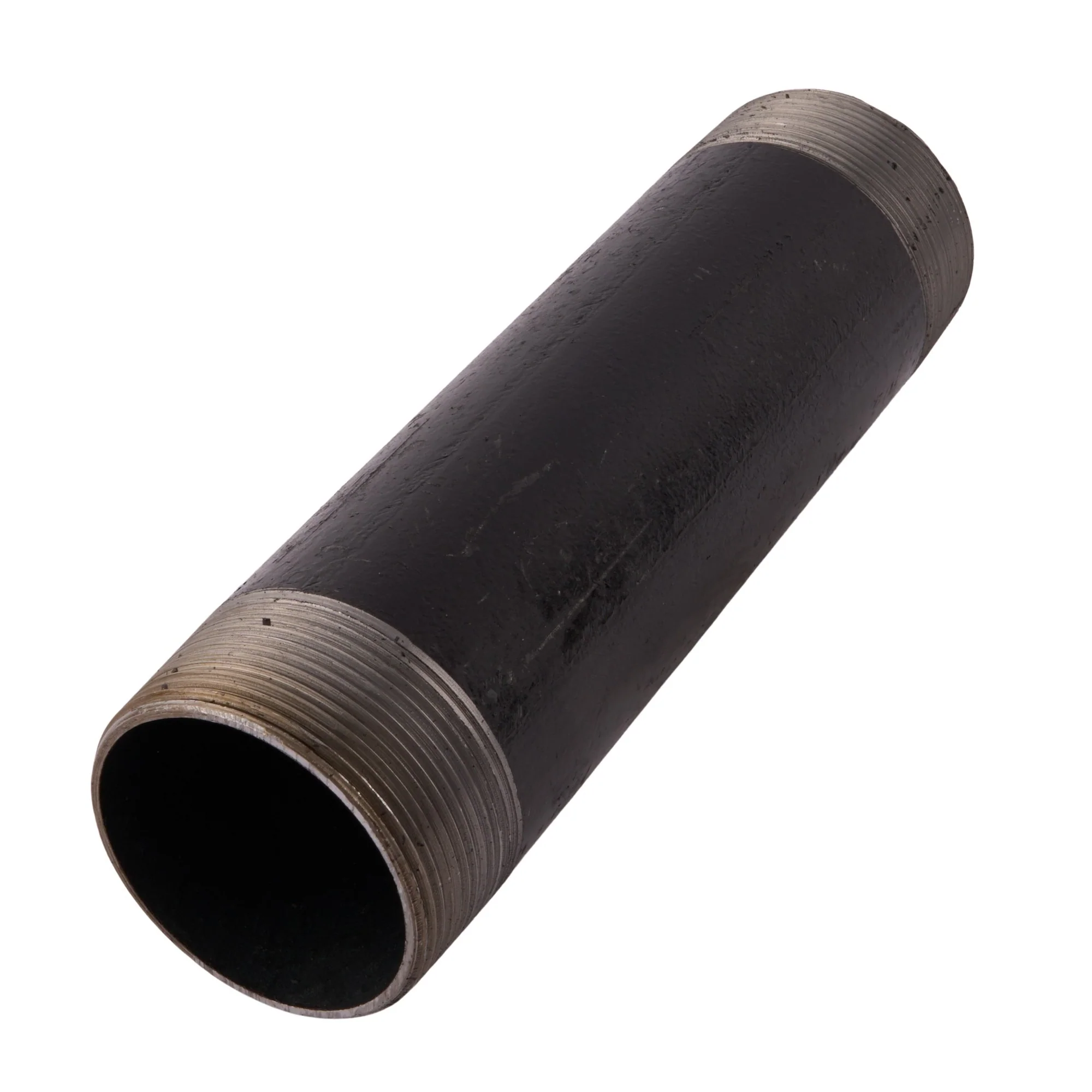 2" x 8" Black Nipple