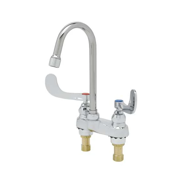 4 In Lav Faucet W/Goose Neck Spout