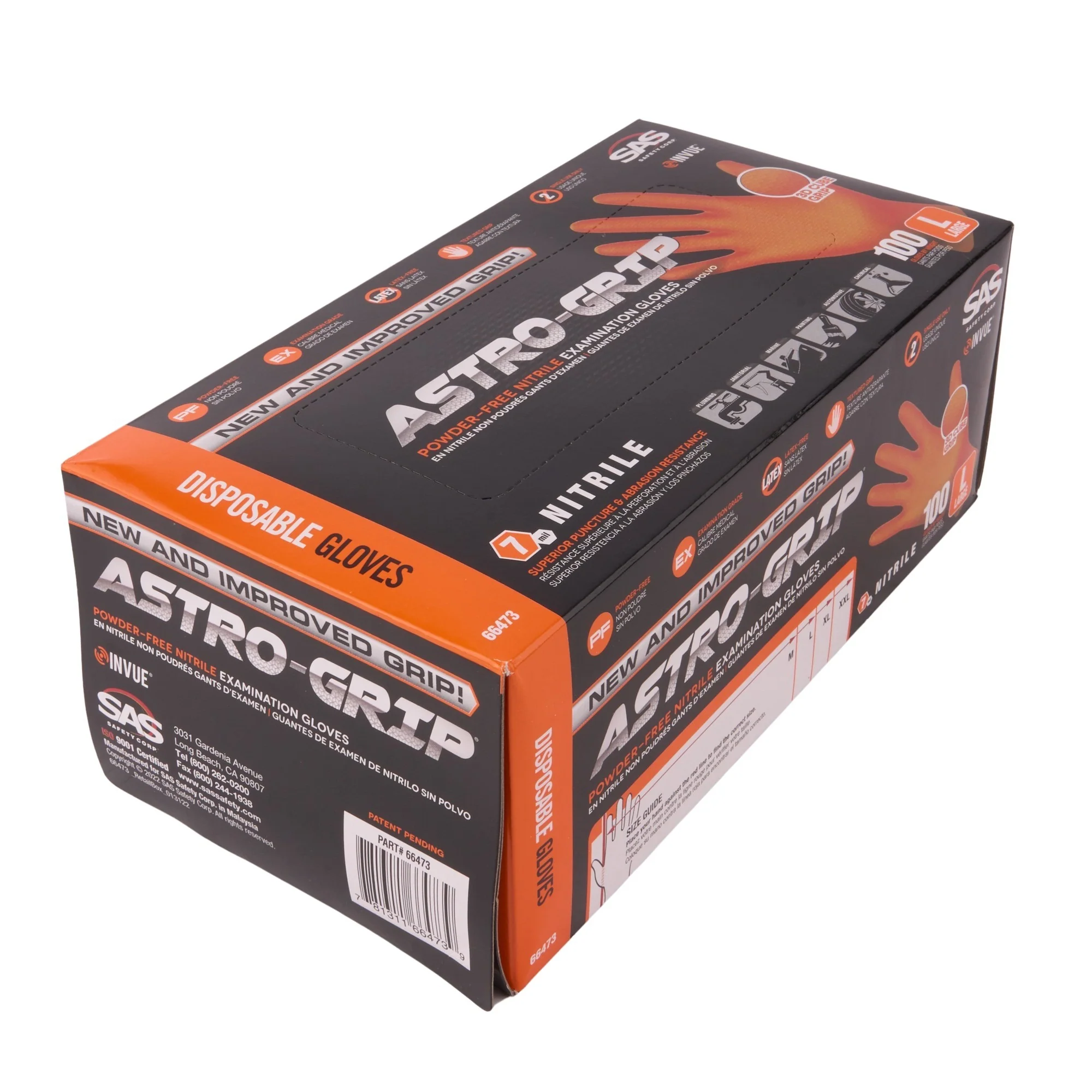 Astro-Grip Nitrile Disposable Glove Large - Image 2