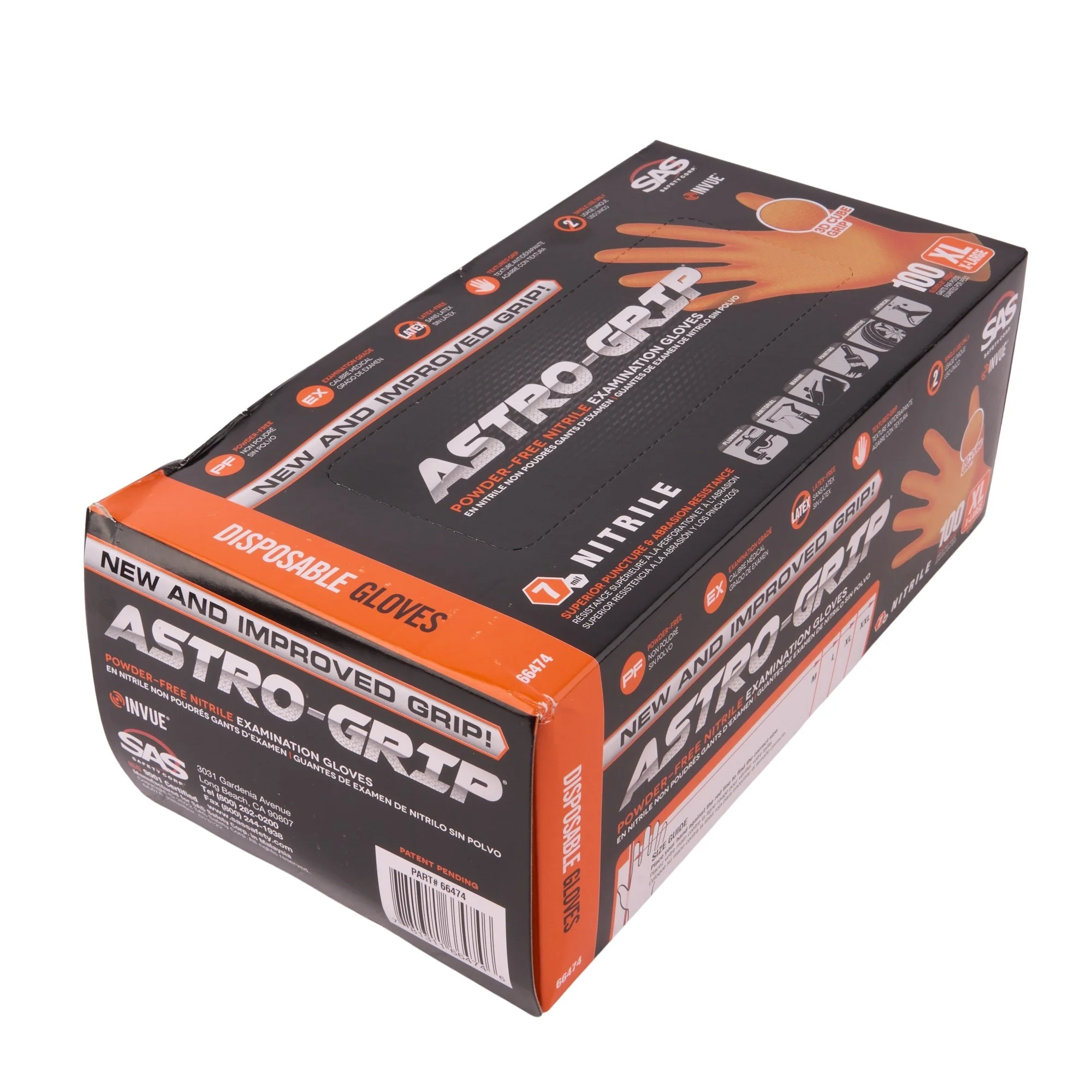 Astro-Grip Nitrile Disposable Glove Xl - Image 2