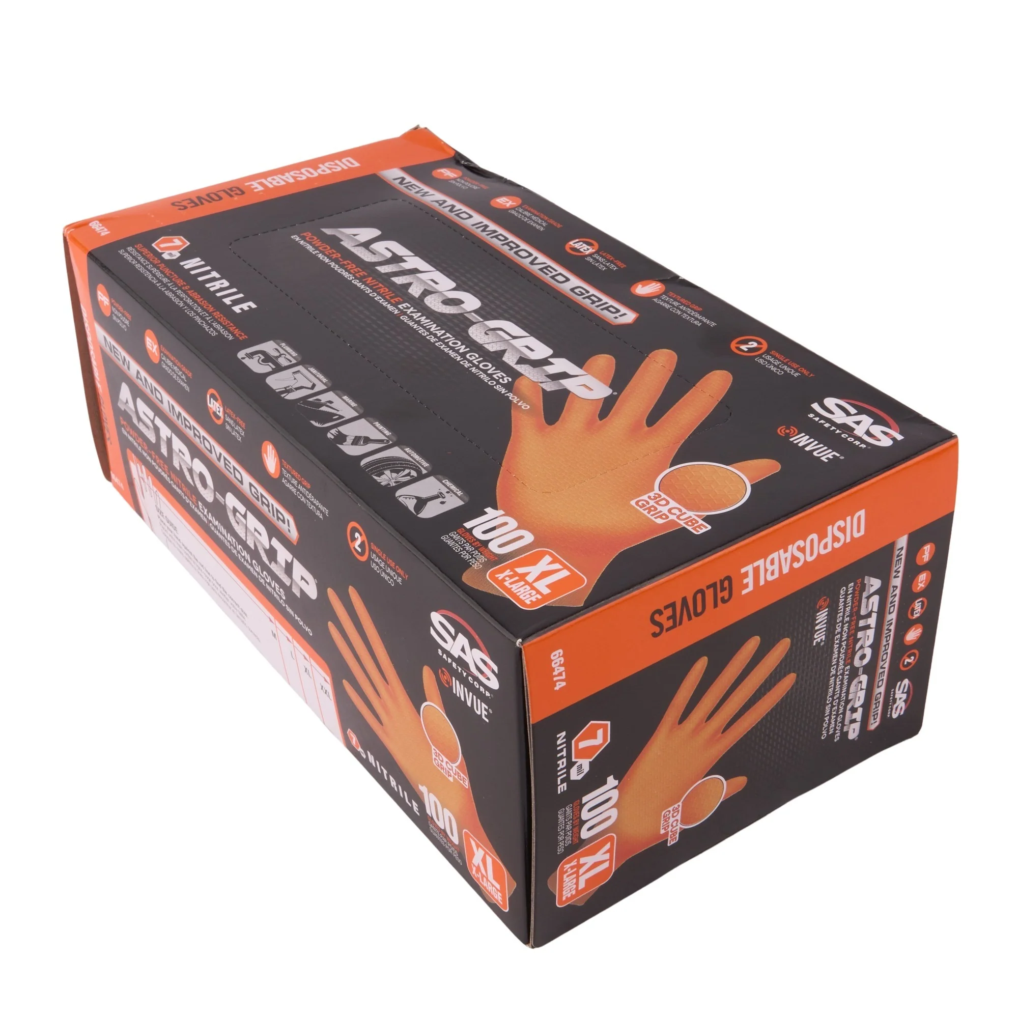 Astro-Grip Nitrile Disposable Glove Xl - Image 3