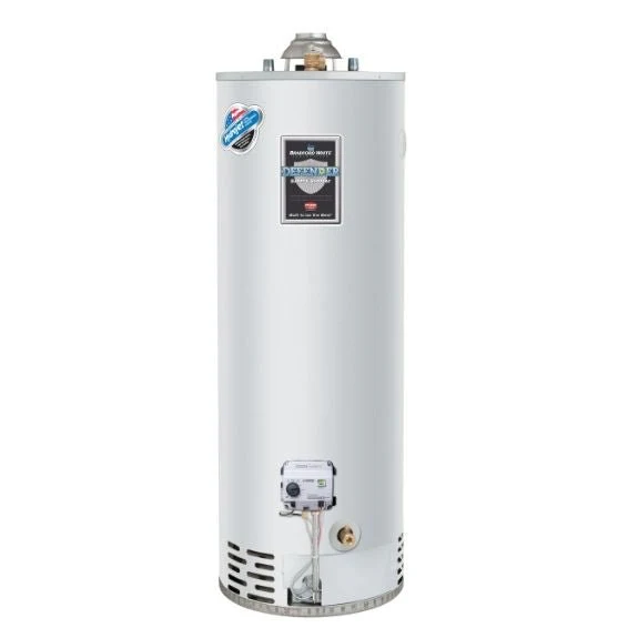 Bradford White 50-Gallon Natural Gas Water Heater – 34,000 BTU – 6-Year Warranty