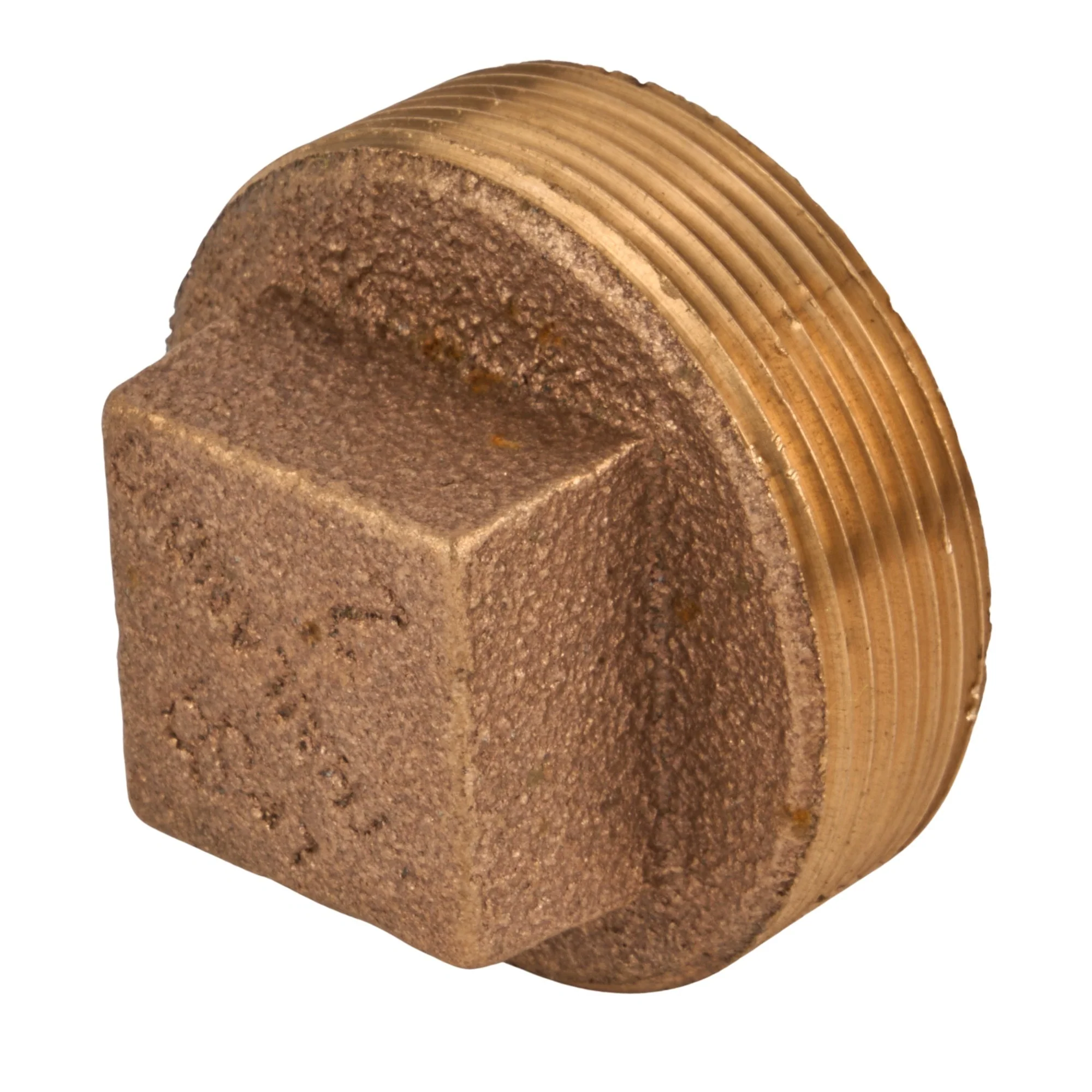 Brass Square Head Plug (Lead Free)