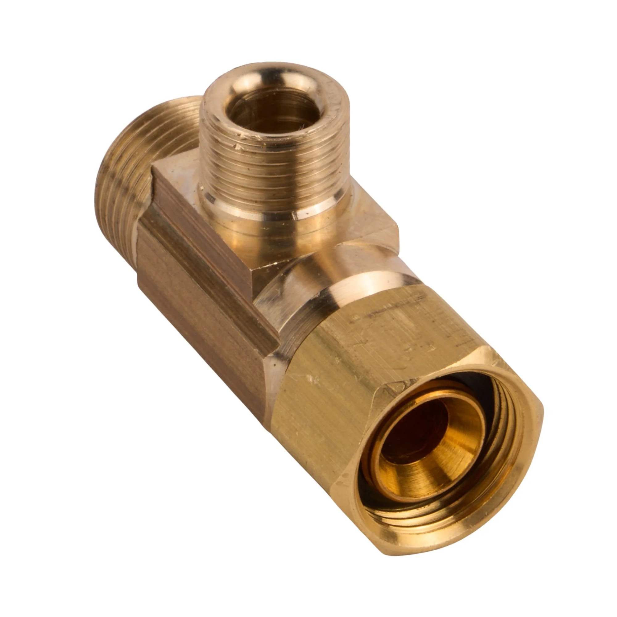 Brass Valve Tee - Image 3