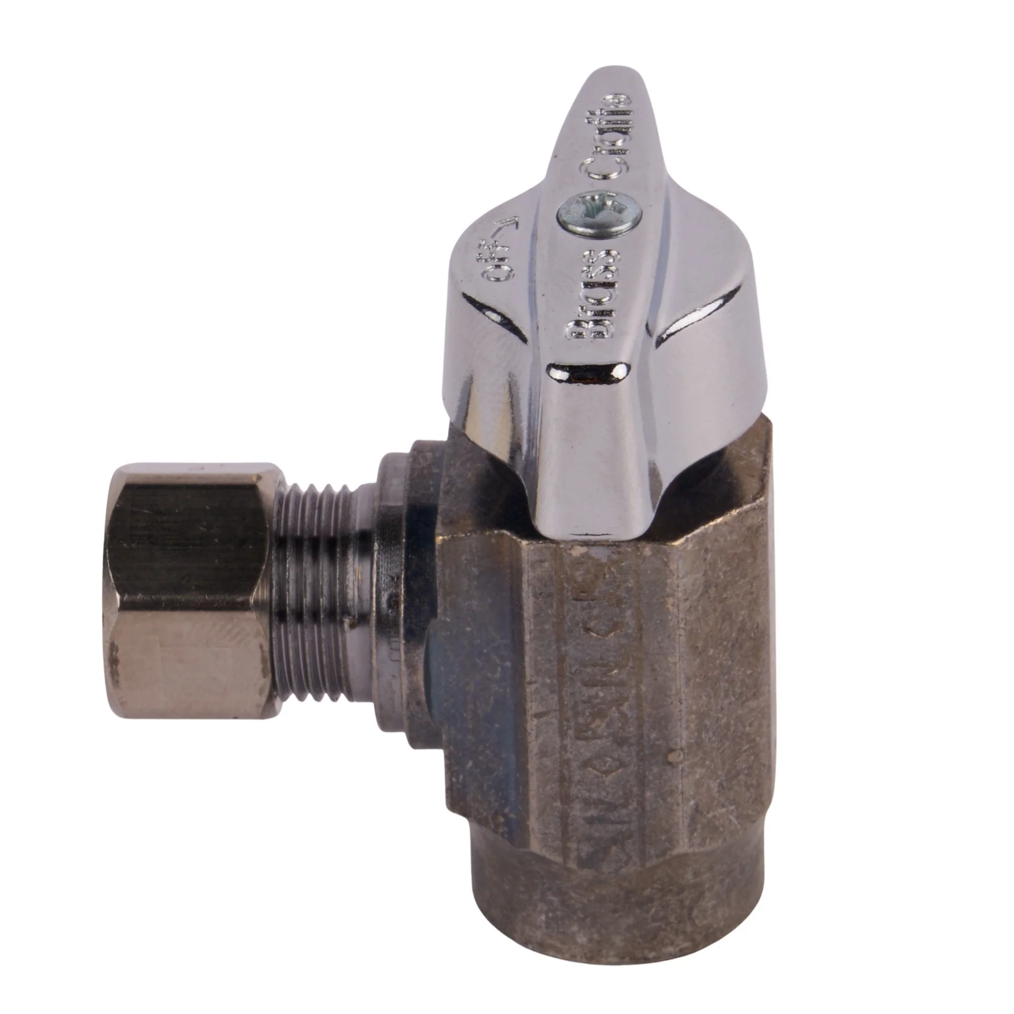 Brasscraft 1/2"Swt X 3/8 Comp Cp Stop - Image 2