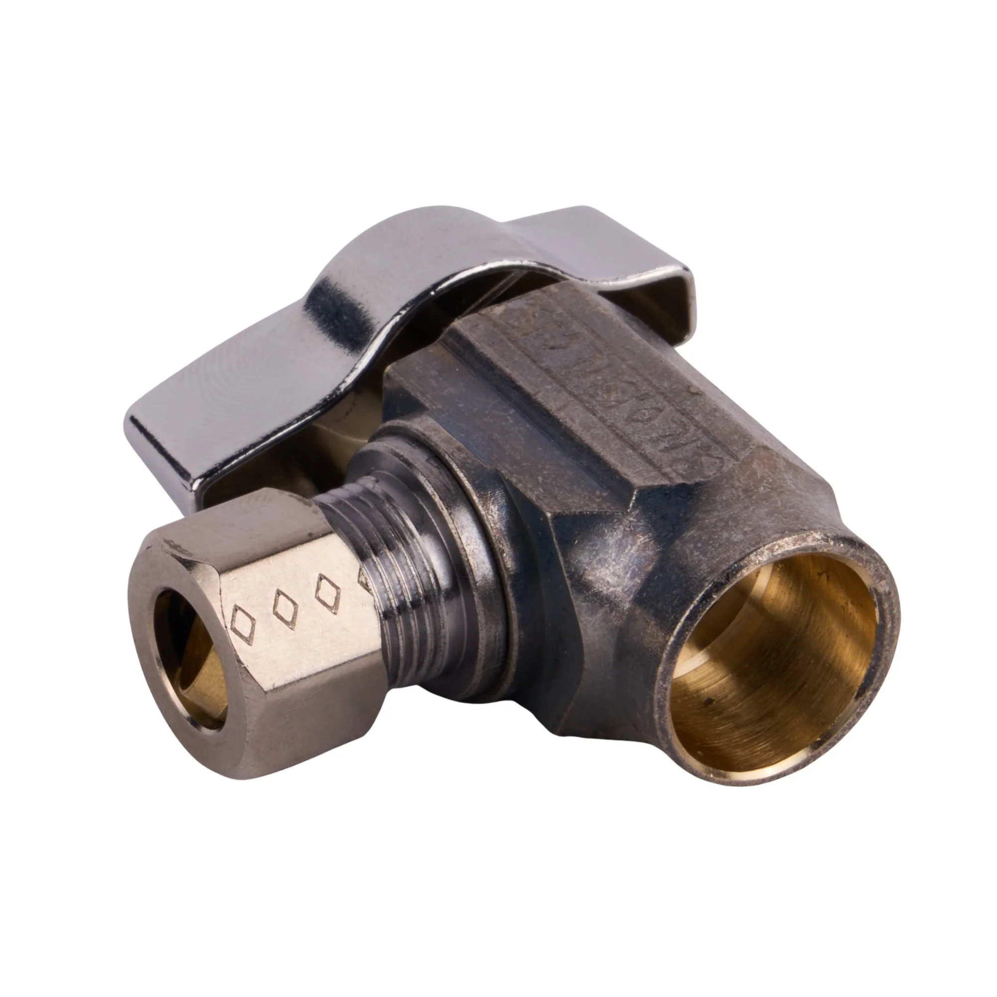 Brasscraft 1/2"Swt X 3/8 Comp Cp Stop - Image 3