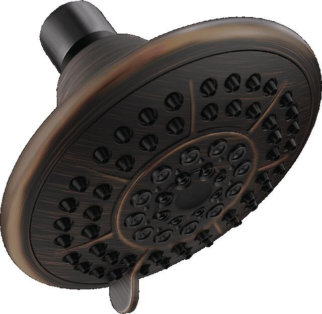 Delta 1.75 GPM 4-15/16" Wide Multi Function Shower Head with Touch-Clean® Technology - Limited Lifetime Warranty