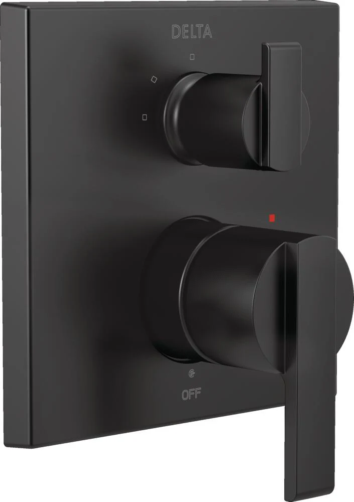 Delta Ara 14 Series Pressure Balanced Valve Trim with Integrated 3 Function Diverter for Two Shower Applications - Less Rough-In