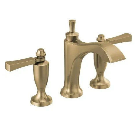 Delta Dorval Mini-Widespread Bathroom Faucet with Pop-Up Drain Assembly and DIAMOND Seal Technology - Limited Lifetime Warranty
