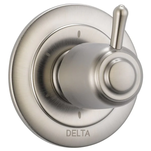 Delta Innovations Six Function Diverter Valve Trim Less Rough-In Valve - Three Independent Positions, Three Shared Positions