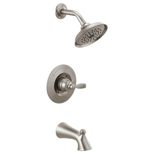 Delta Woodhurst Tub and Shower Trim Package with 1.75 GPM Single Function Shower Head