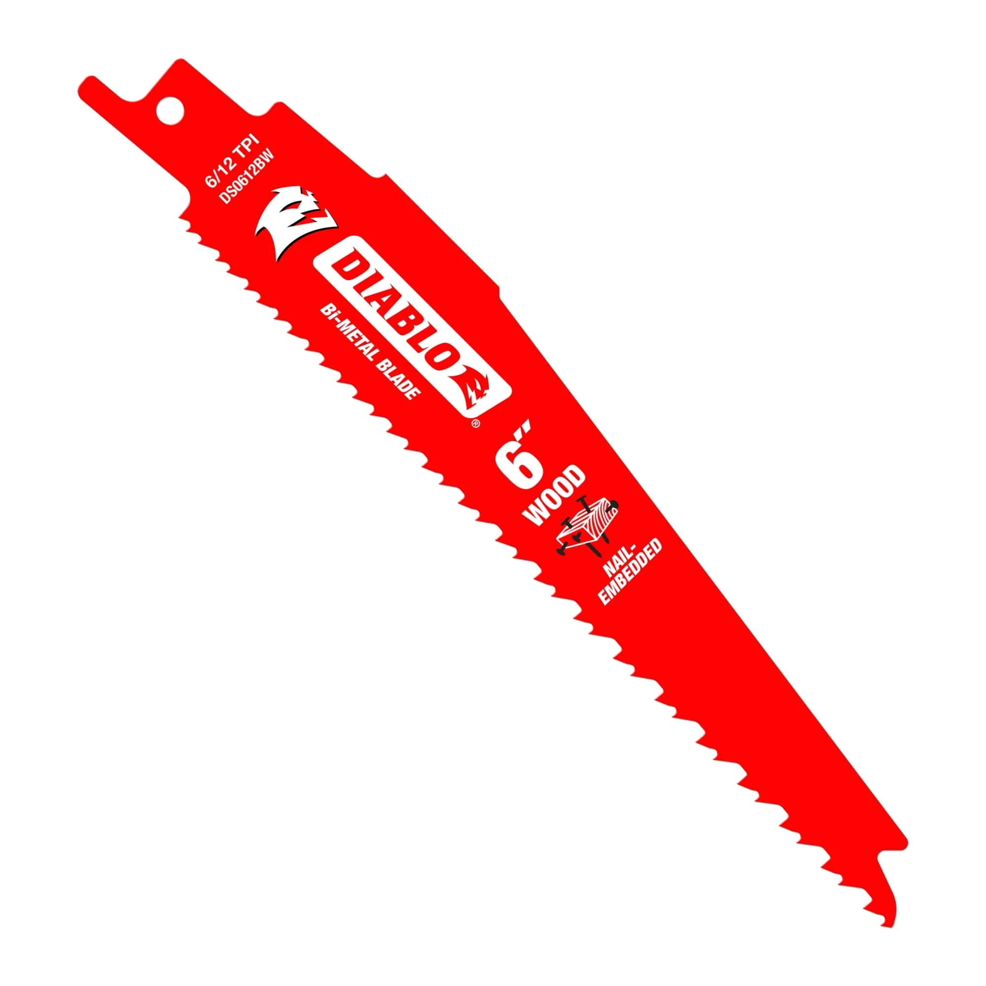 Diablo 6"Demo Demon Il-Embedded Wood Blade 6/12Tpi - Image 4