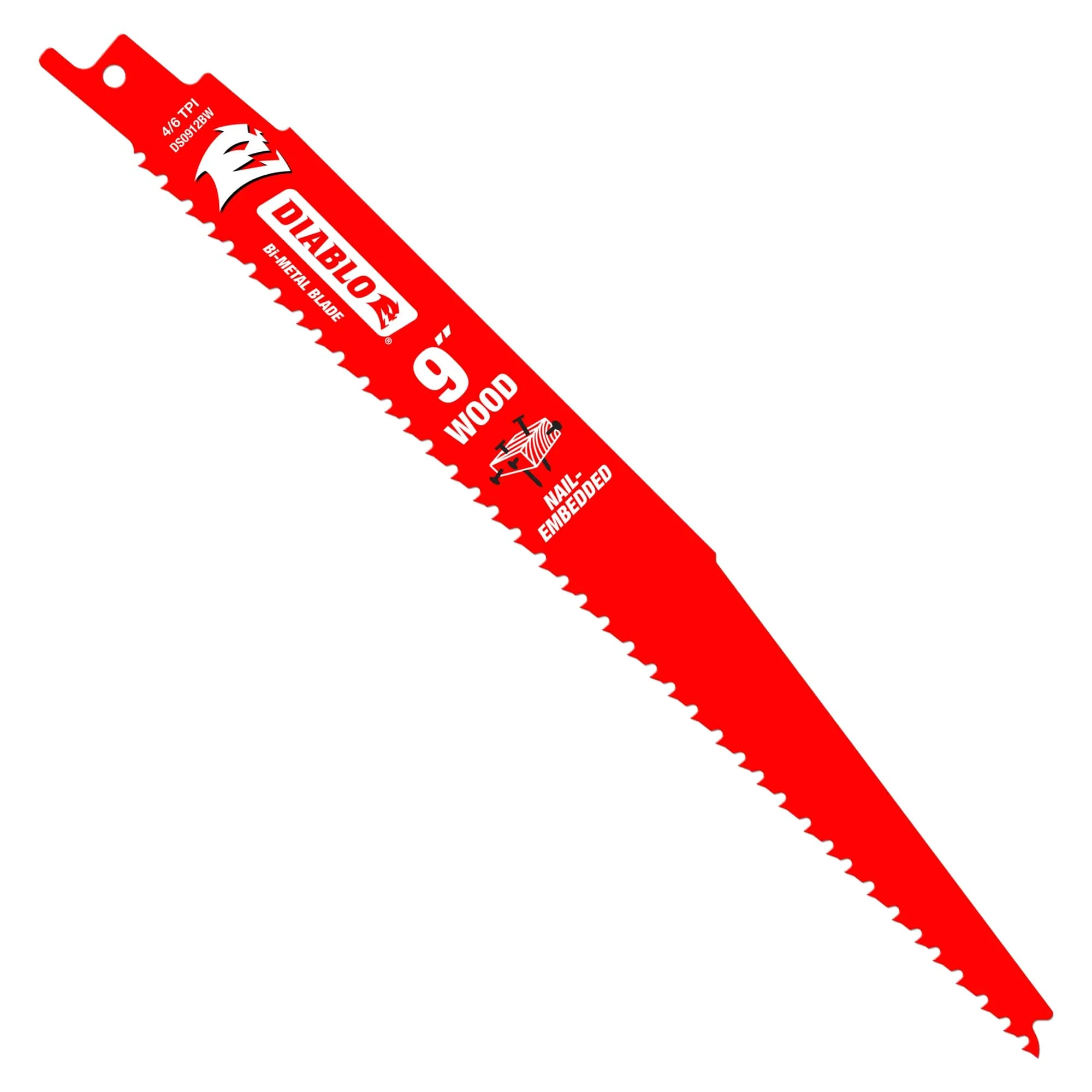 Diablo 9"Demo Demon Il-Embedded Wood Blade 6/12Tpi - Image 4