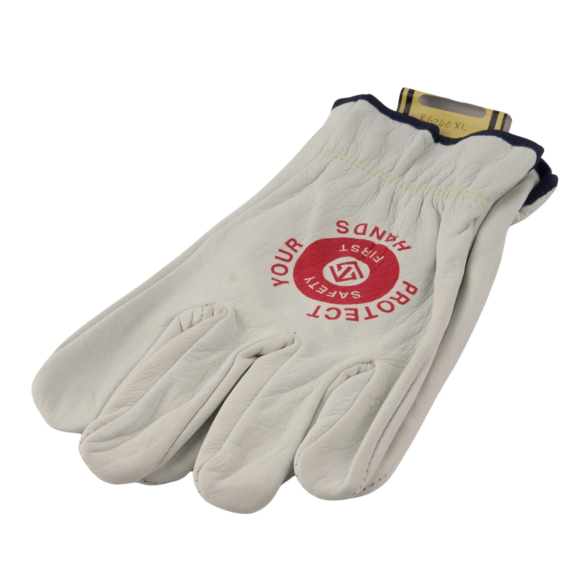 Elastic Back Cowhide Gloves Xl (N) - Image 2