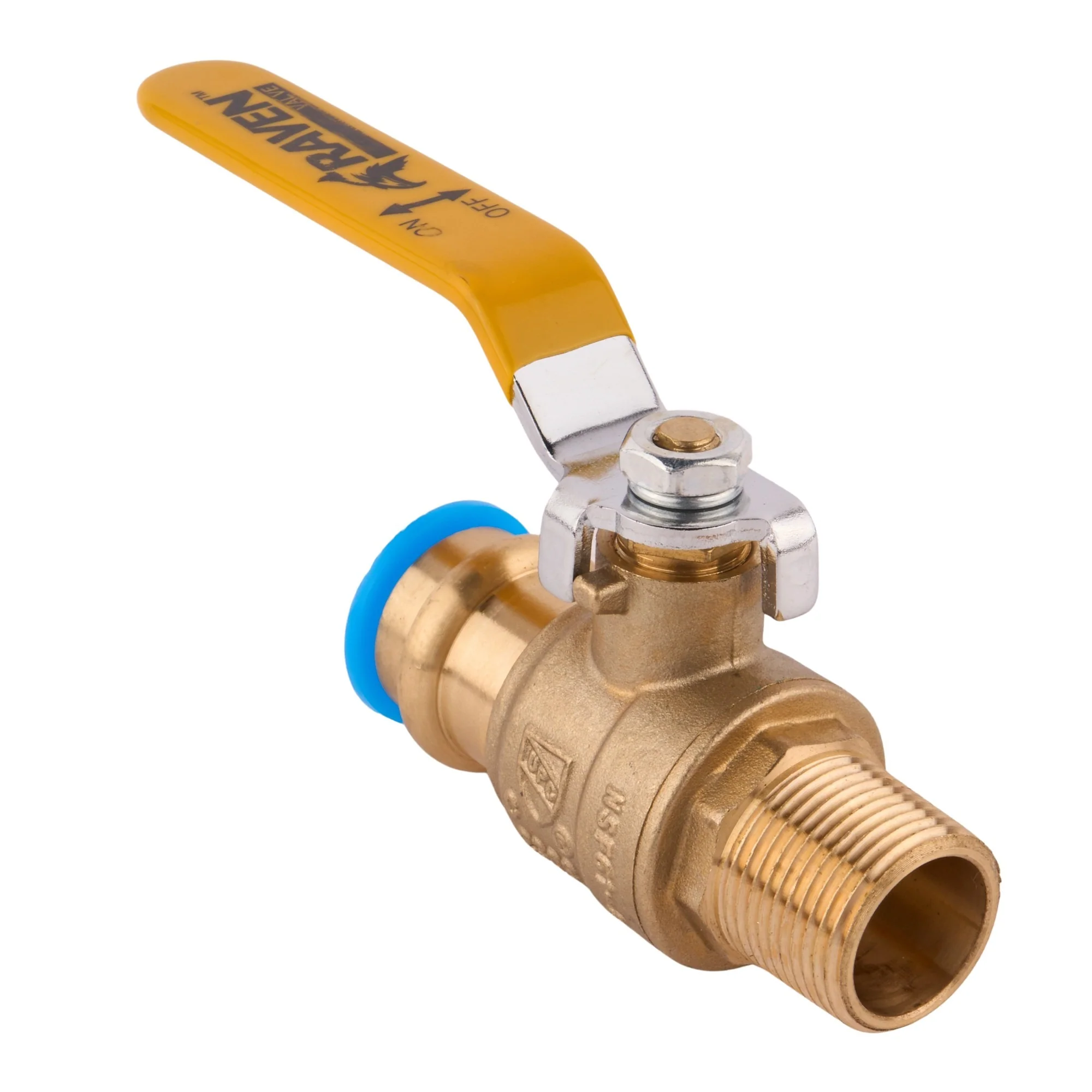Everflow 3/4" C Press X MIP Thread Ball Valve - Image 3