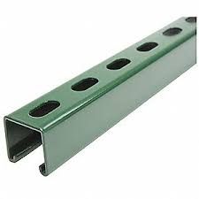 Green Unistrut Oblong