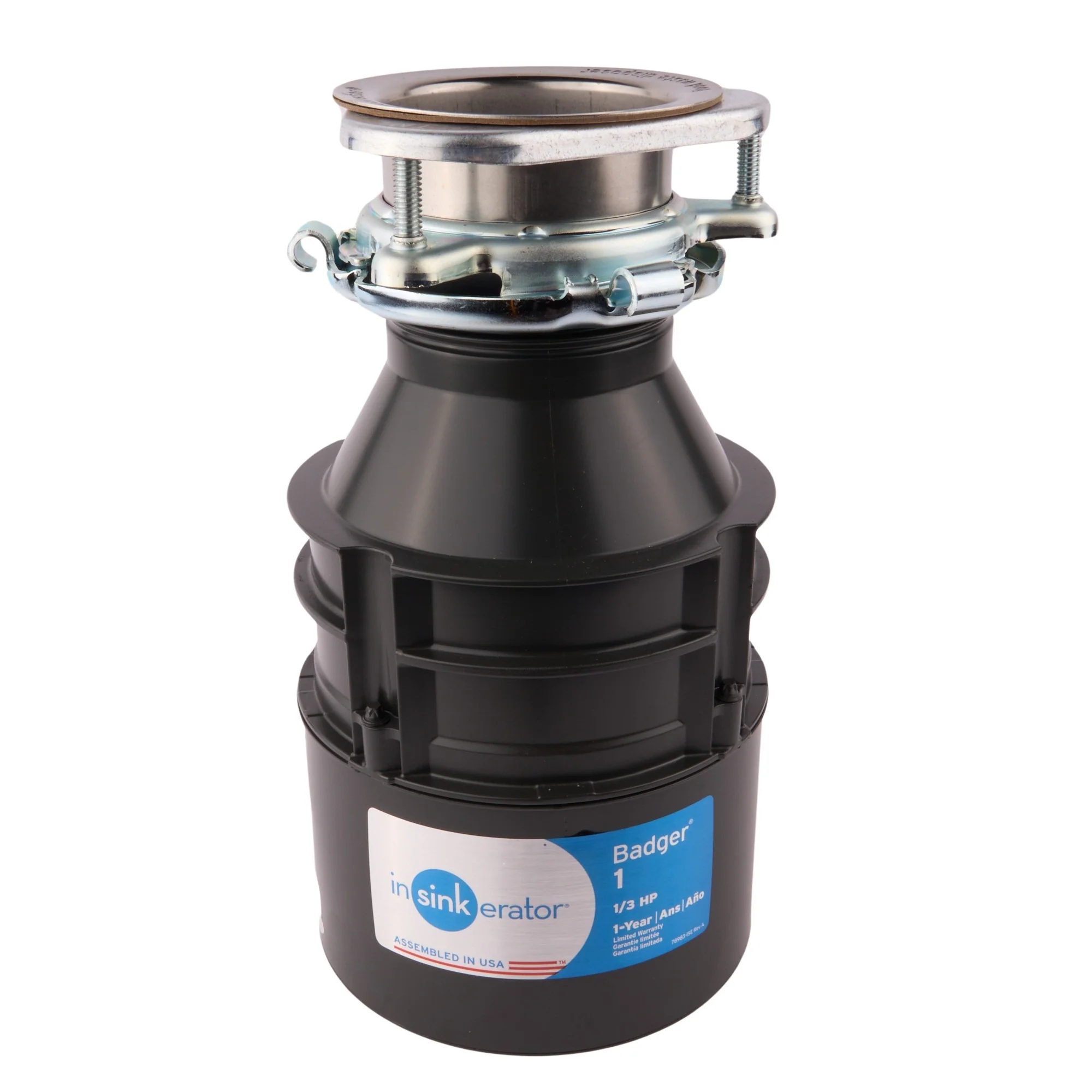 Insinkerator Badger 1 Garbage Disposal with Cord 1/3 HP