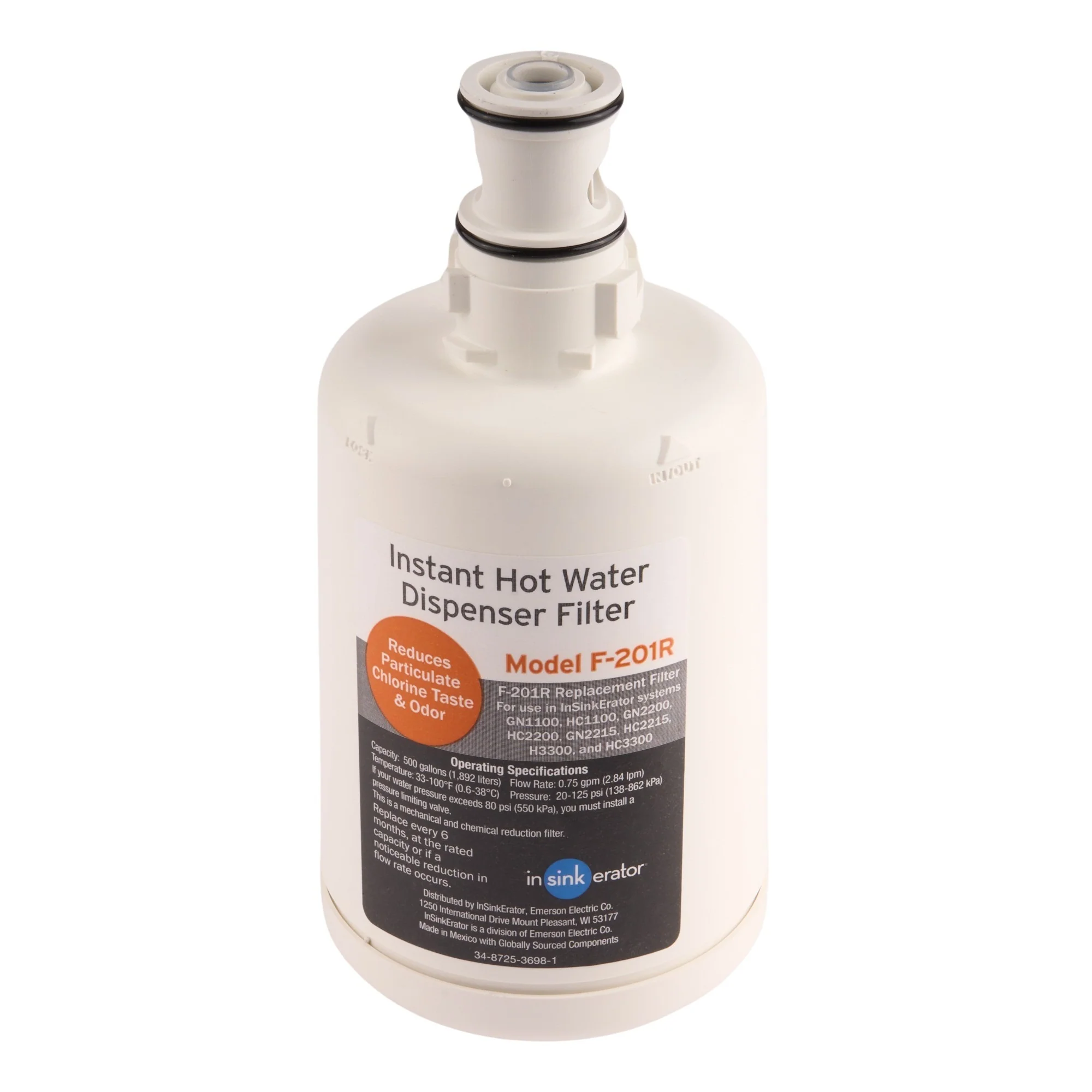 Insinkerator Water Filter F-201R (Twin Pack) - Image 2