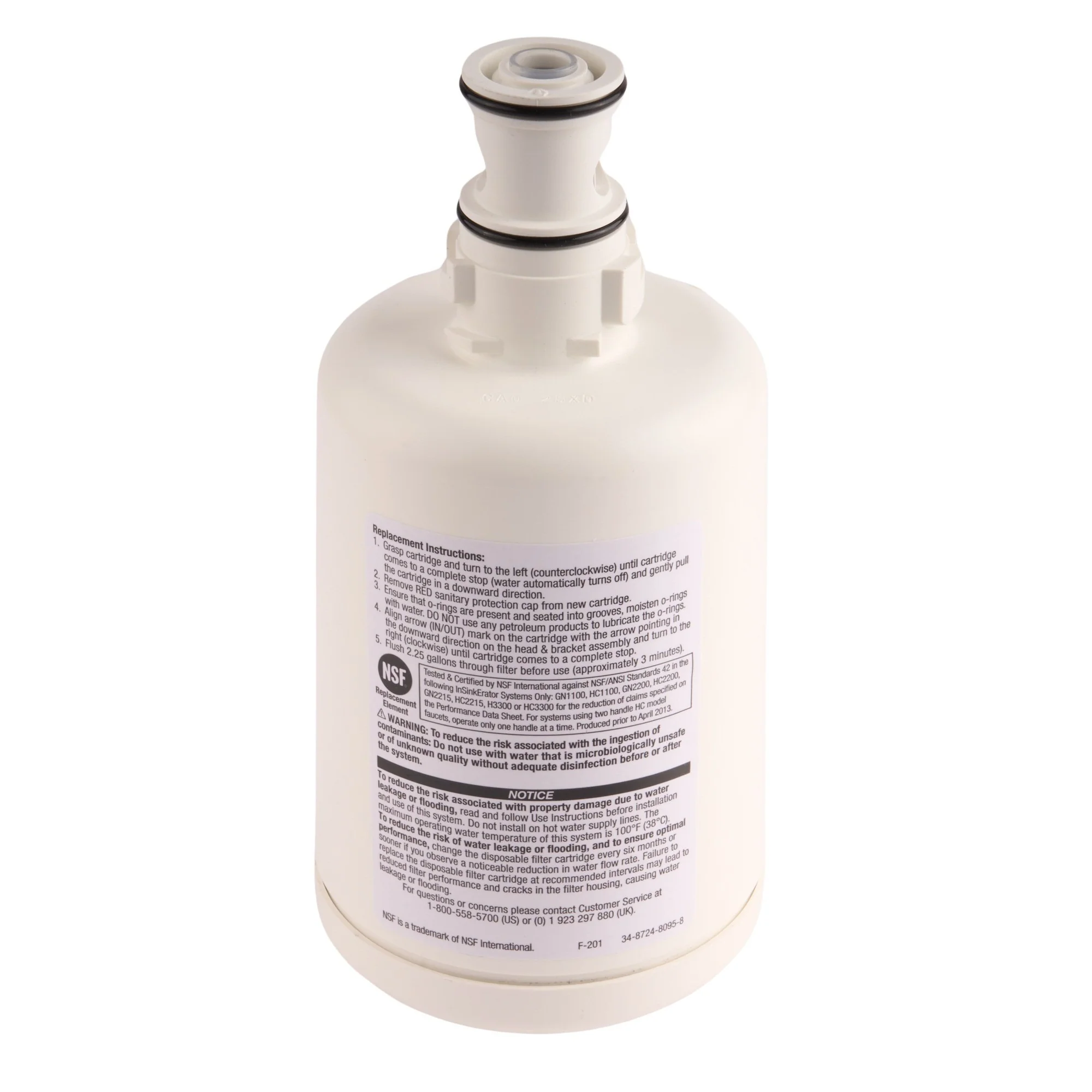 Insinkerator Water Filter F-201R (Twin Pack) - Image 3