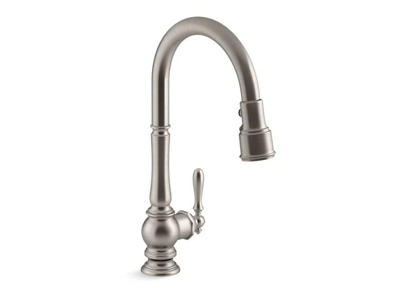 Kohler Artifacts 1.5 GPM Single Hole Pull Down Kitchen Faucet