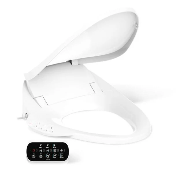KOHLER C3-230 Elongated Bidet Seat with Heated Water, UV Self-Cleaning Wand & Touchscreen Remote