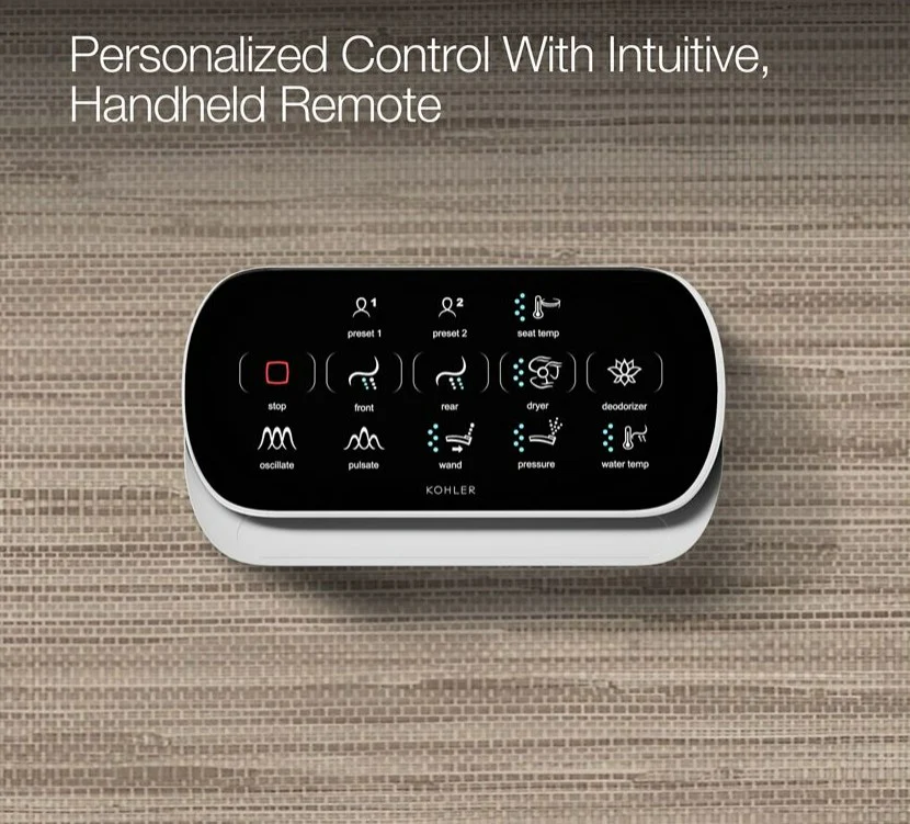 KOHLER C3-230 Elongated Bidet Seat with Heated Water, UV Self-Cleaning Wand & Touchscreen Remote - Image 6