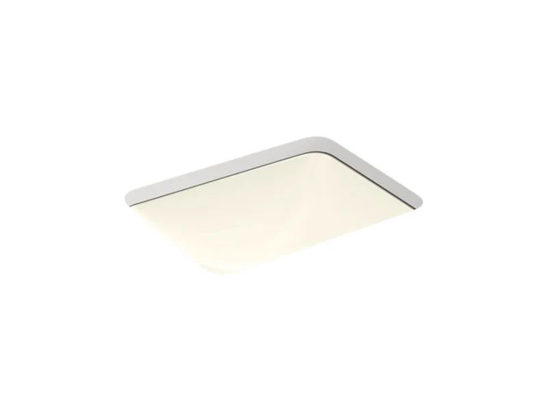Kohler Caxton Rectangle 20-1/4" Undermount Bathroom Sink with Overflow