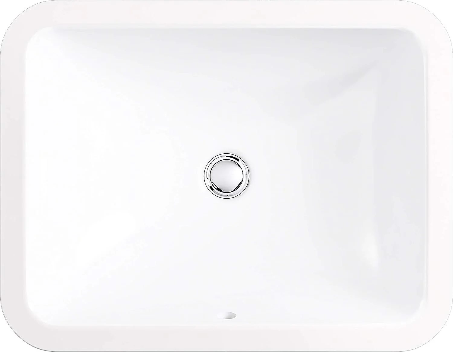 Kohler Caxton Rectangle 20-1/4" Undermount Bathroom Sink with Overflow - Image 3