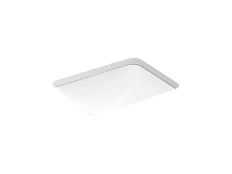 Kohler Caxton Rectangle 20-1/4" Undermount Bathroom Sink with Overflow - Image 4