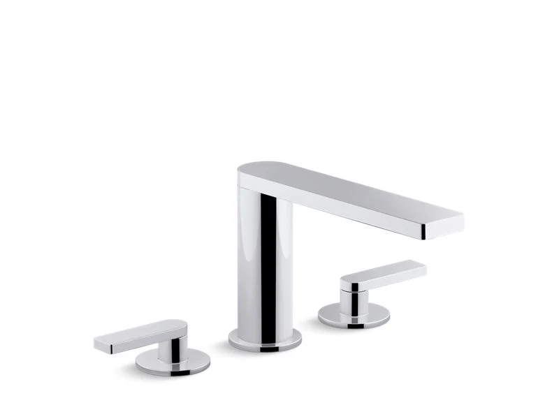 Kohler Composed Widespread Bathroom Faucet with Lever Handles - Pop Up Included