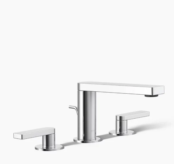 Kohler Composed Widespread Bathroom Faucet with Lever Handles - Pop Up Included - Image 4