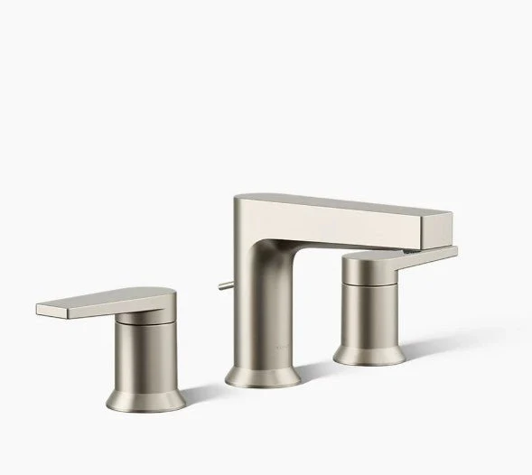 Kohler Taut 1.2 GPM Widespread Bathroom Faucet with Pop-Up Drain Assembly - Image 2
