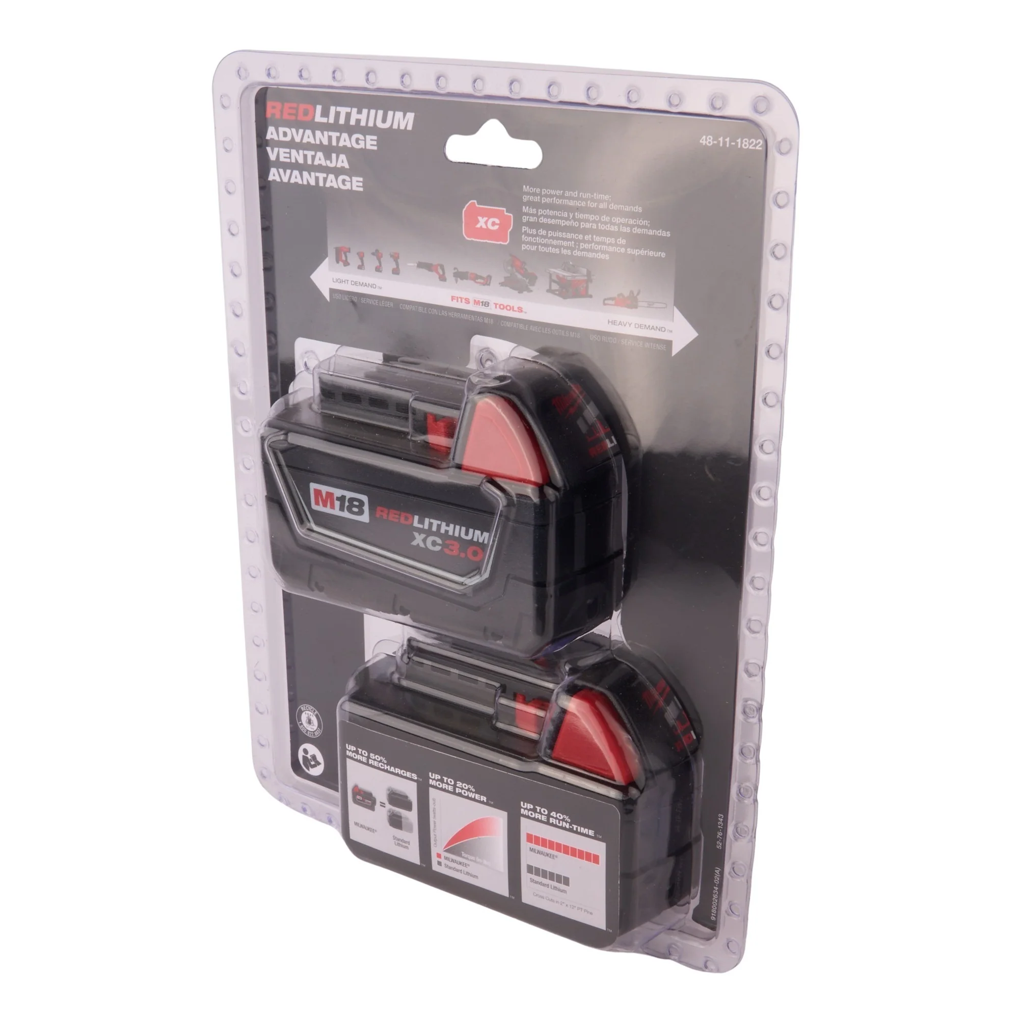 M18 REDLITHIUM High Capacity Battery (2 Pack) - Image 3