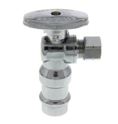 P81212Prnl Everflow 1/4 Trn Press Angle Stop X 3/8 Comp - Image 2