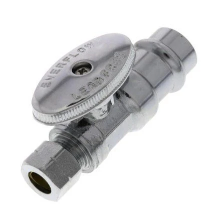 P82212Prnl Everflow 1/4 Trn Str Stop X 3/8 Comp
