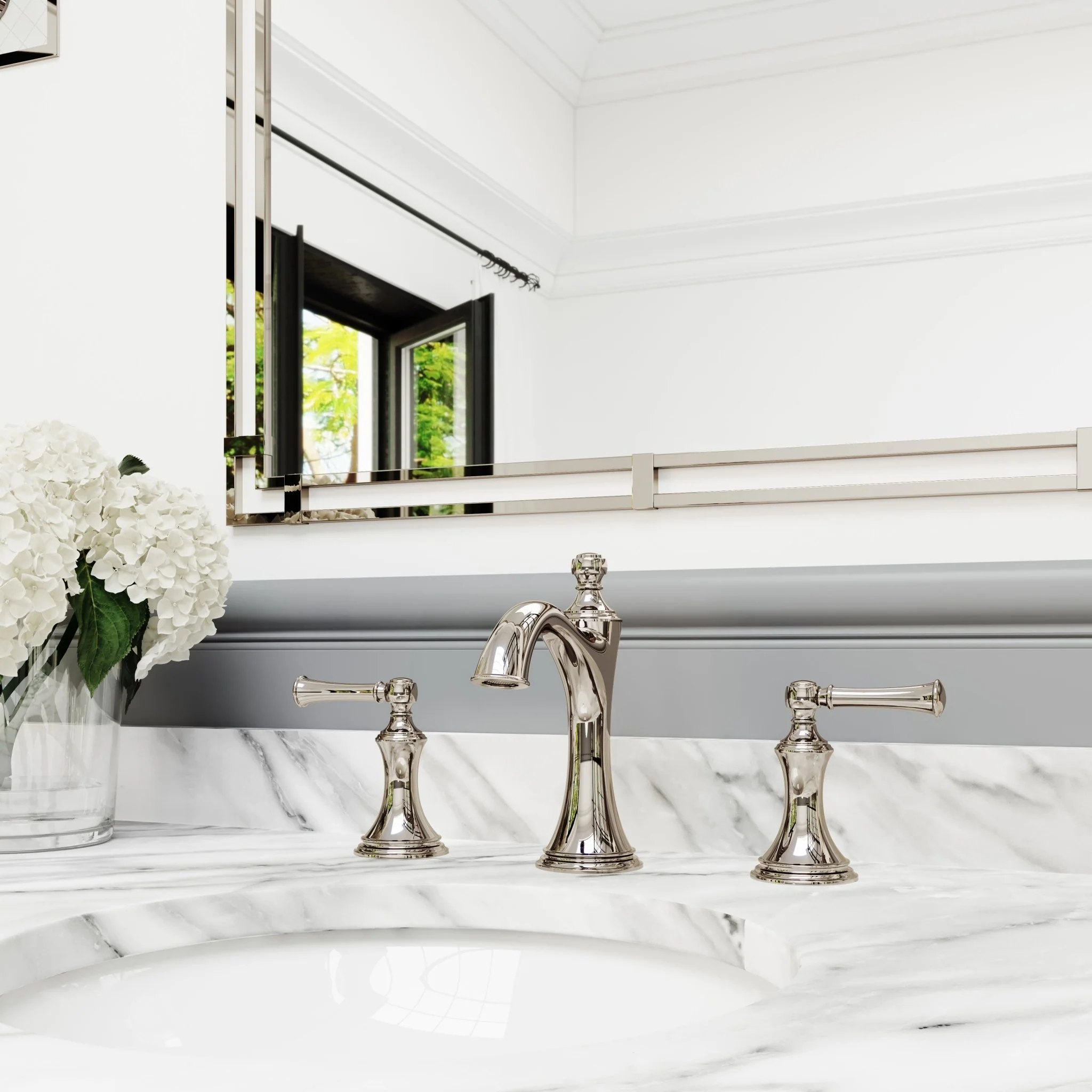 Pfister Tisbury Widespread Bathroom Faucet with Pop-Up Drain Assembly - Image 6