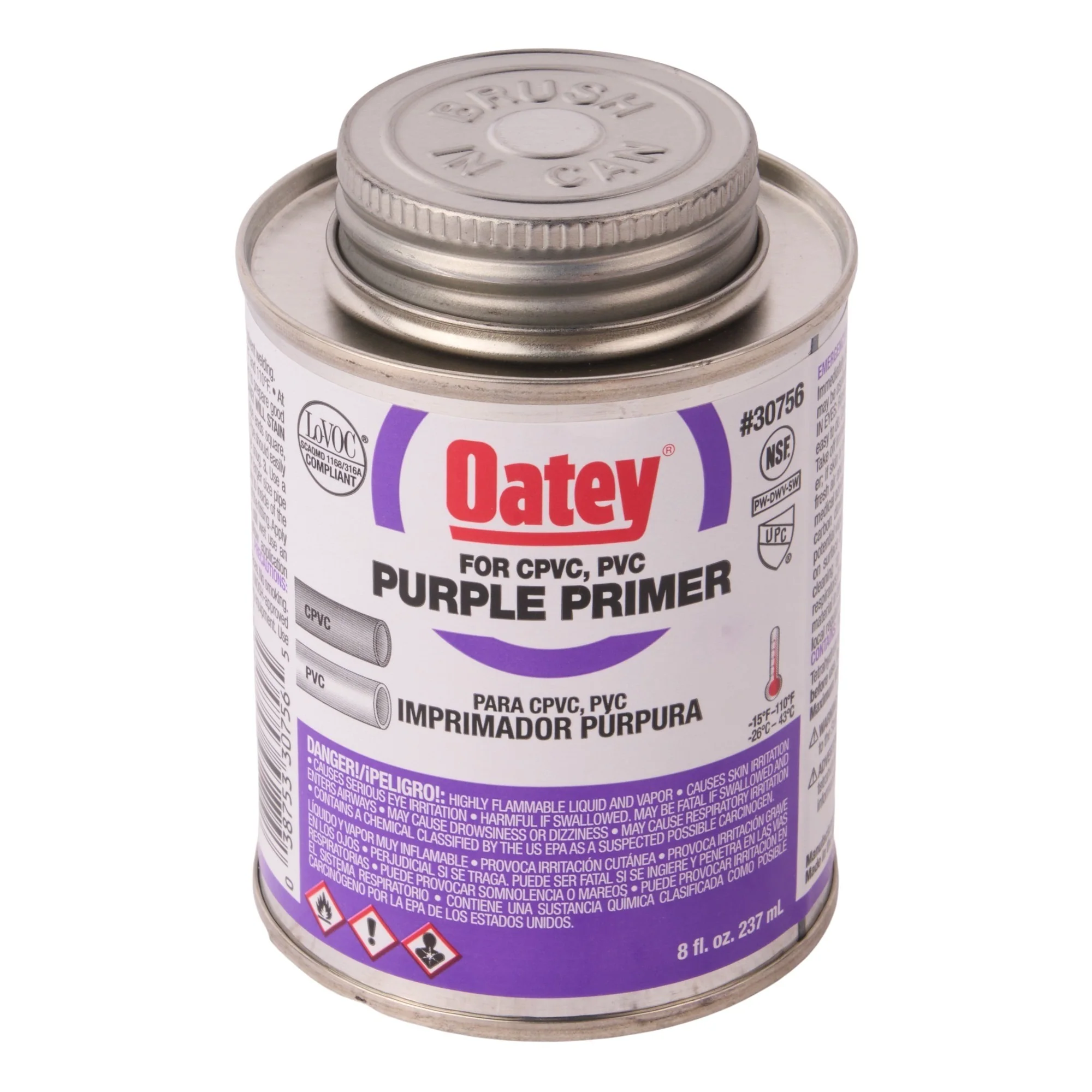 Oatey Purple Primer - 1/4 pint to 1 Gallon sizes - Image 12