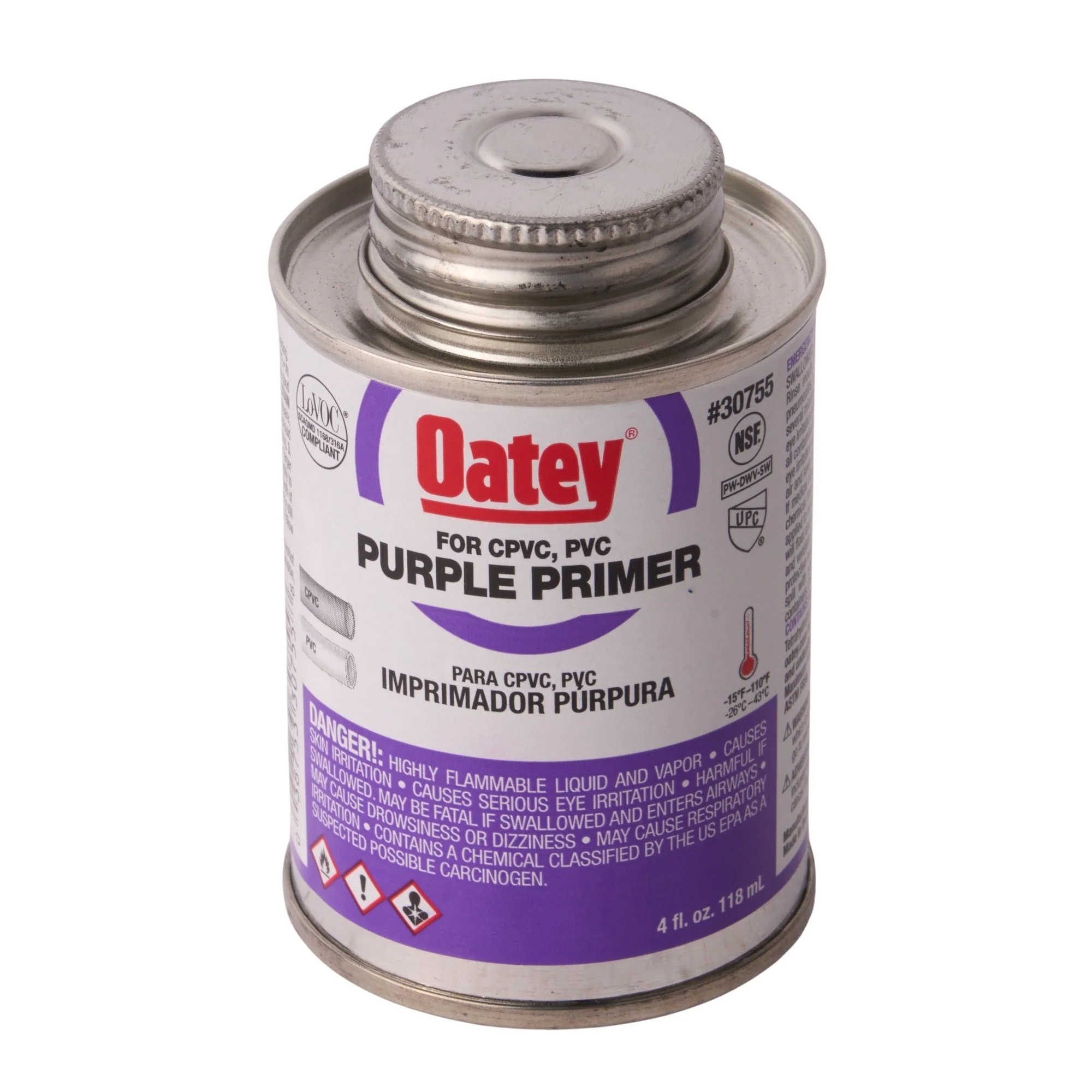 Oatey Purple Primer - 1/4 pint to 1 Gallon sizes - Image 13