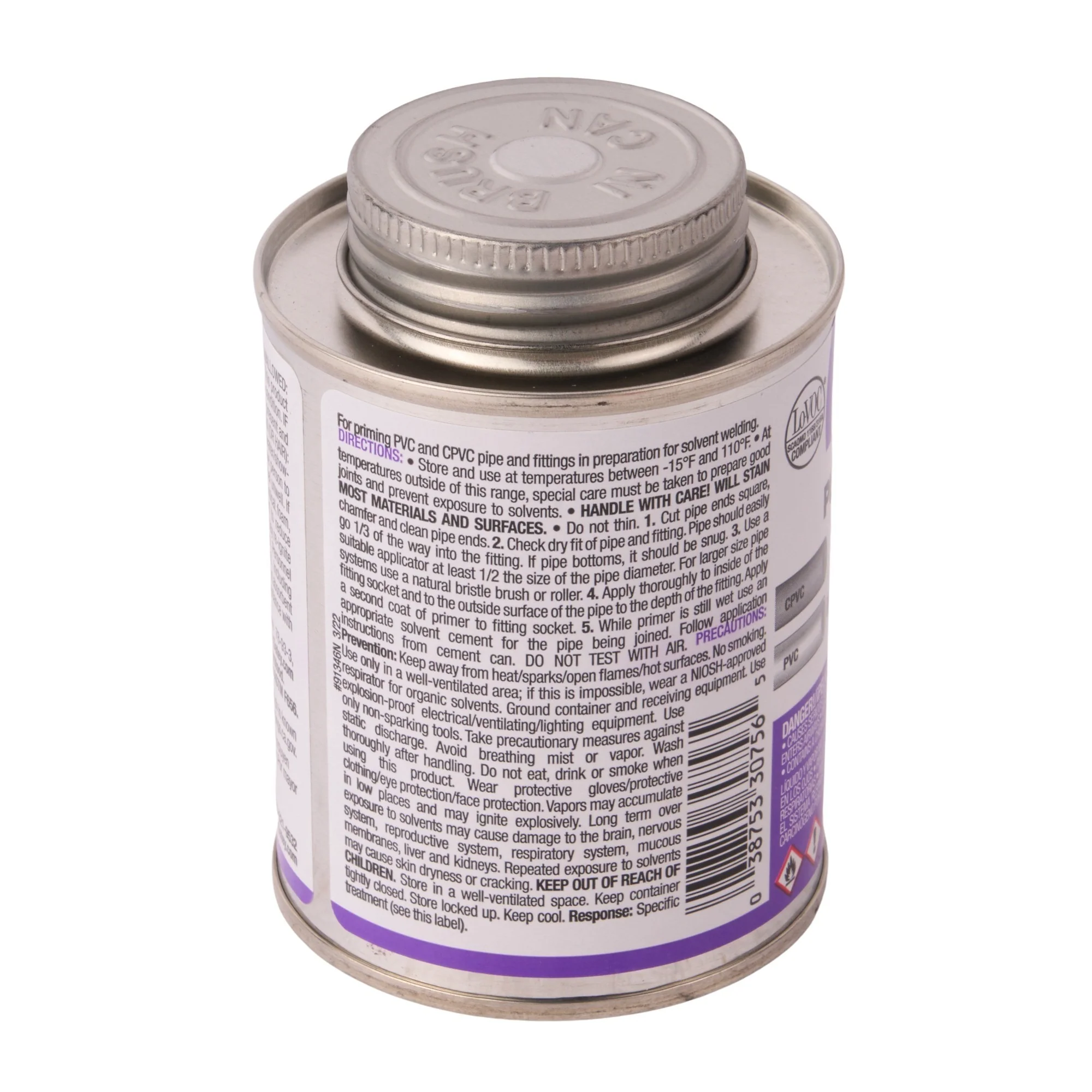 Oatey Purple Primer - 1/4 pint to 1 Gallon sizes - Image 5