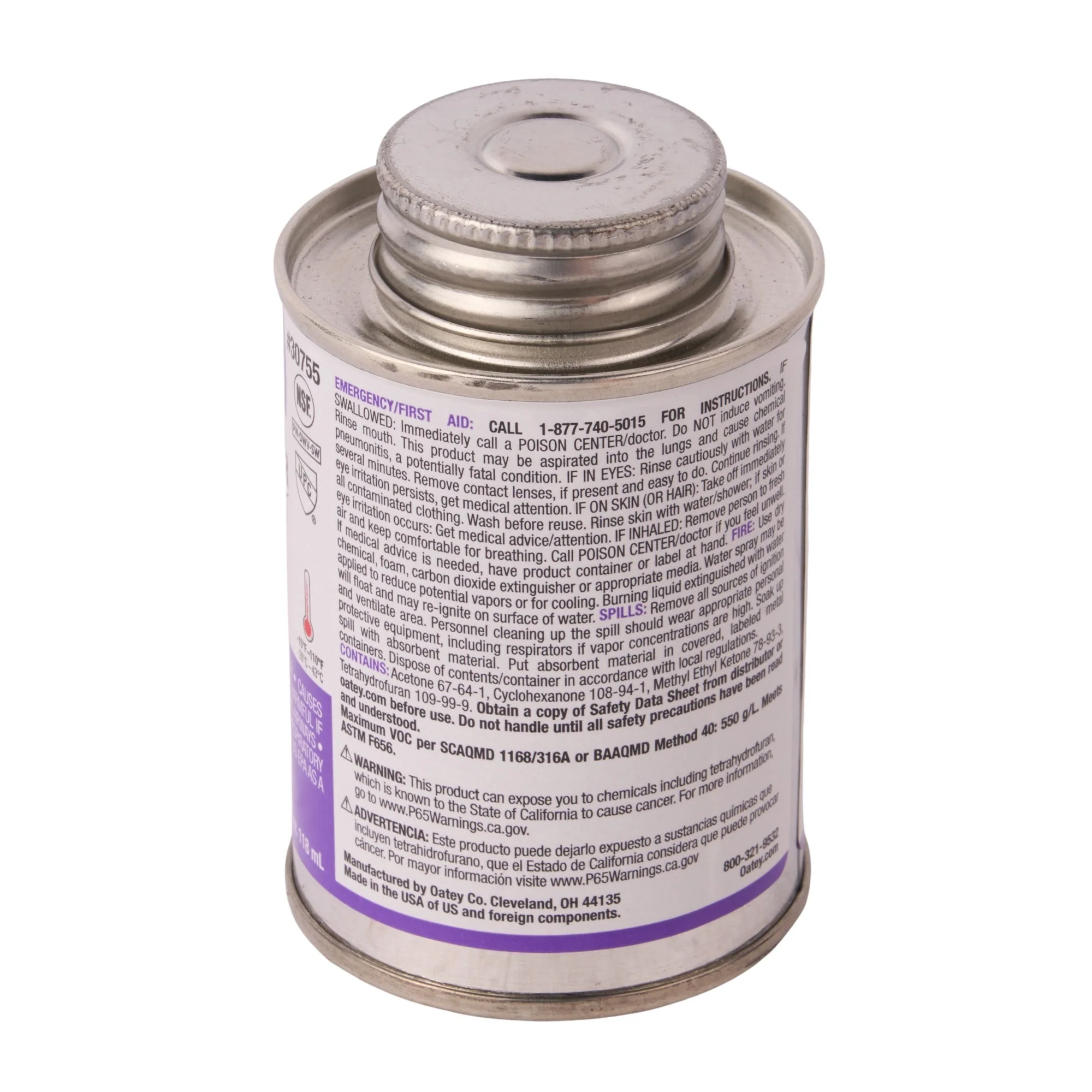 Oatey Purple Primer - 1/4 pint to 1 Gallon sizes - Image 9